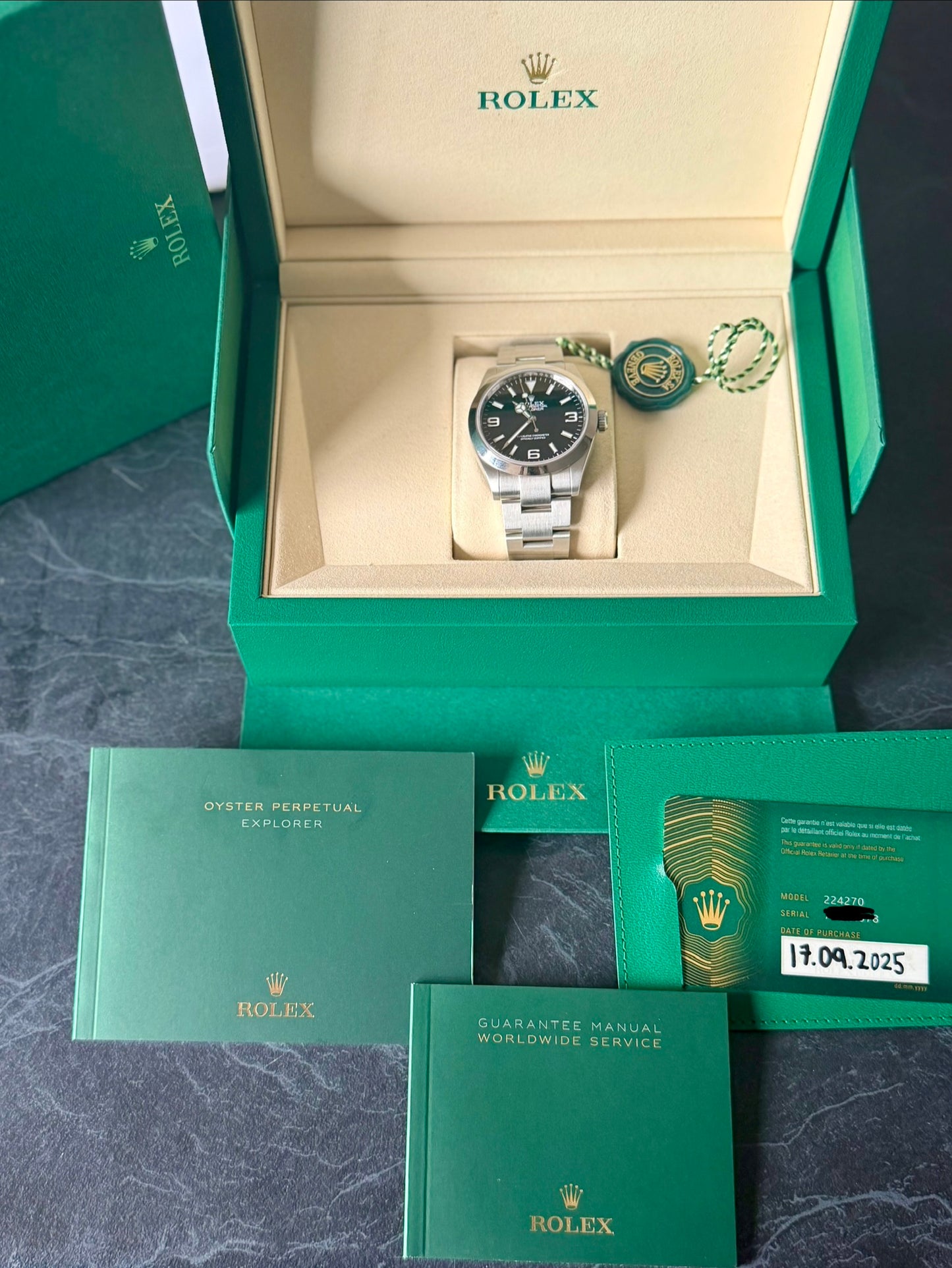 2025 Rolex Explorer 40mm | Full Set | 224270