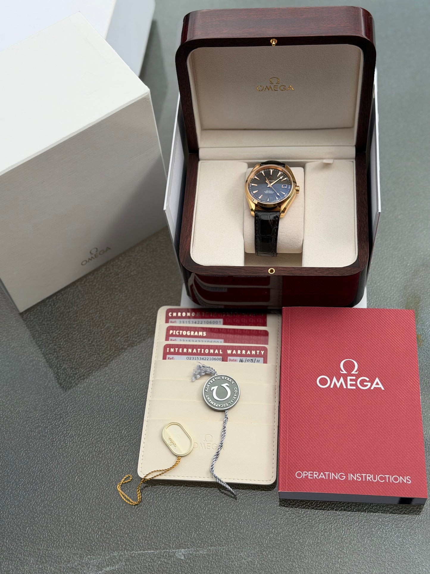 2011 Omega Seamaster Aqua Terra | Rose Gold & Steel | Full Set | 41.5mm