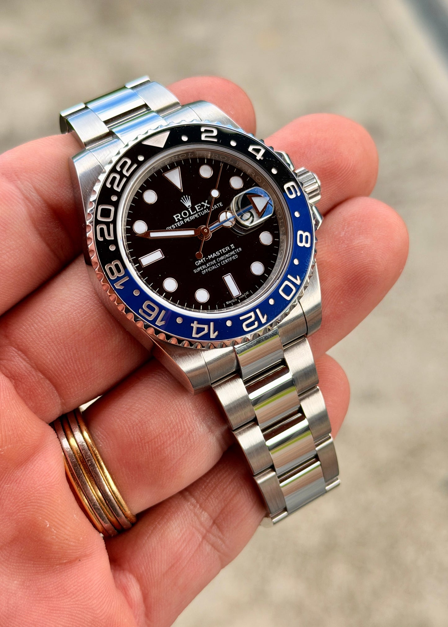 2014 Rolex GMT Master II “Batman” 116710BLNR - Box and papers