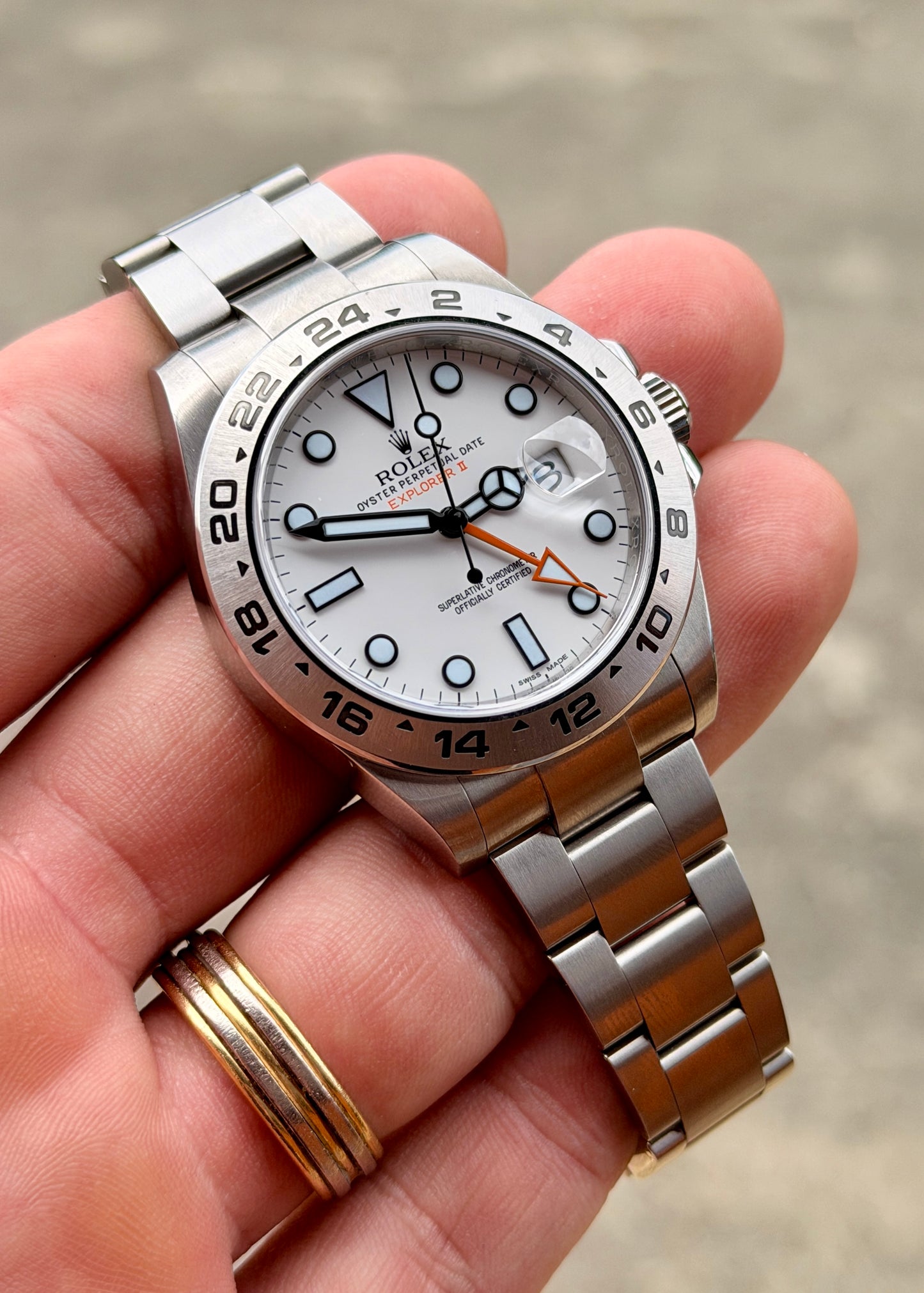 2017 Rolex Explorer II 216570 Polar - Full Set