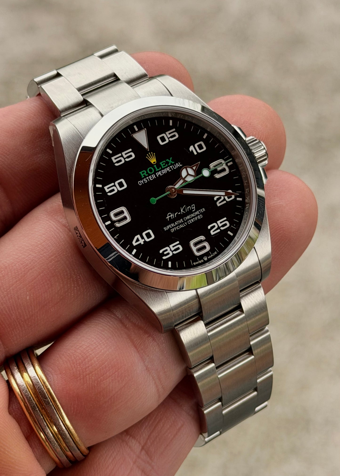 2022 Rolex Airking 126900 NOS full set