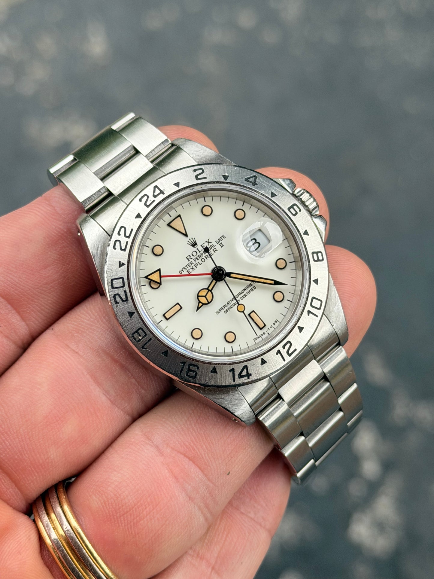 1991 Rolex Explorer II 16570 | Panna Dial | Chichi di Mais