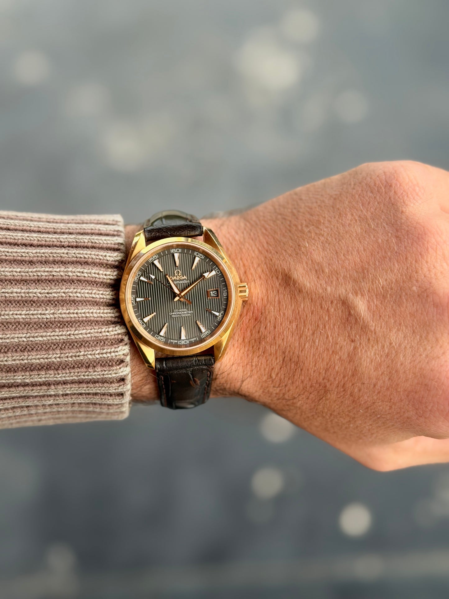 2011 Omega Seamaster Aqua Terra | Rose Gold & Steel | Full Set | 41.5mm