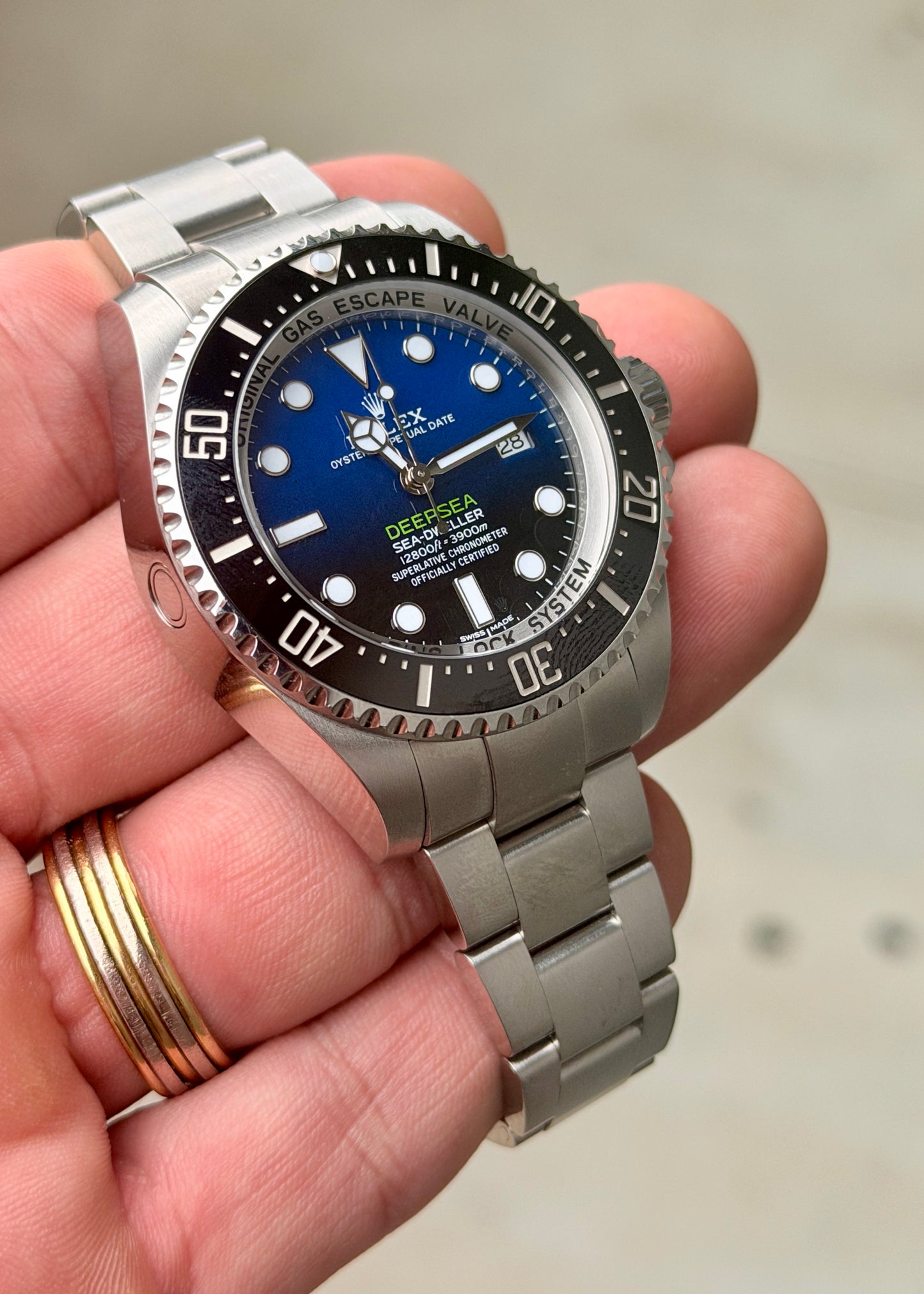 2018 Rolex Deepsea “James Cameron” D-Blue – Full Set