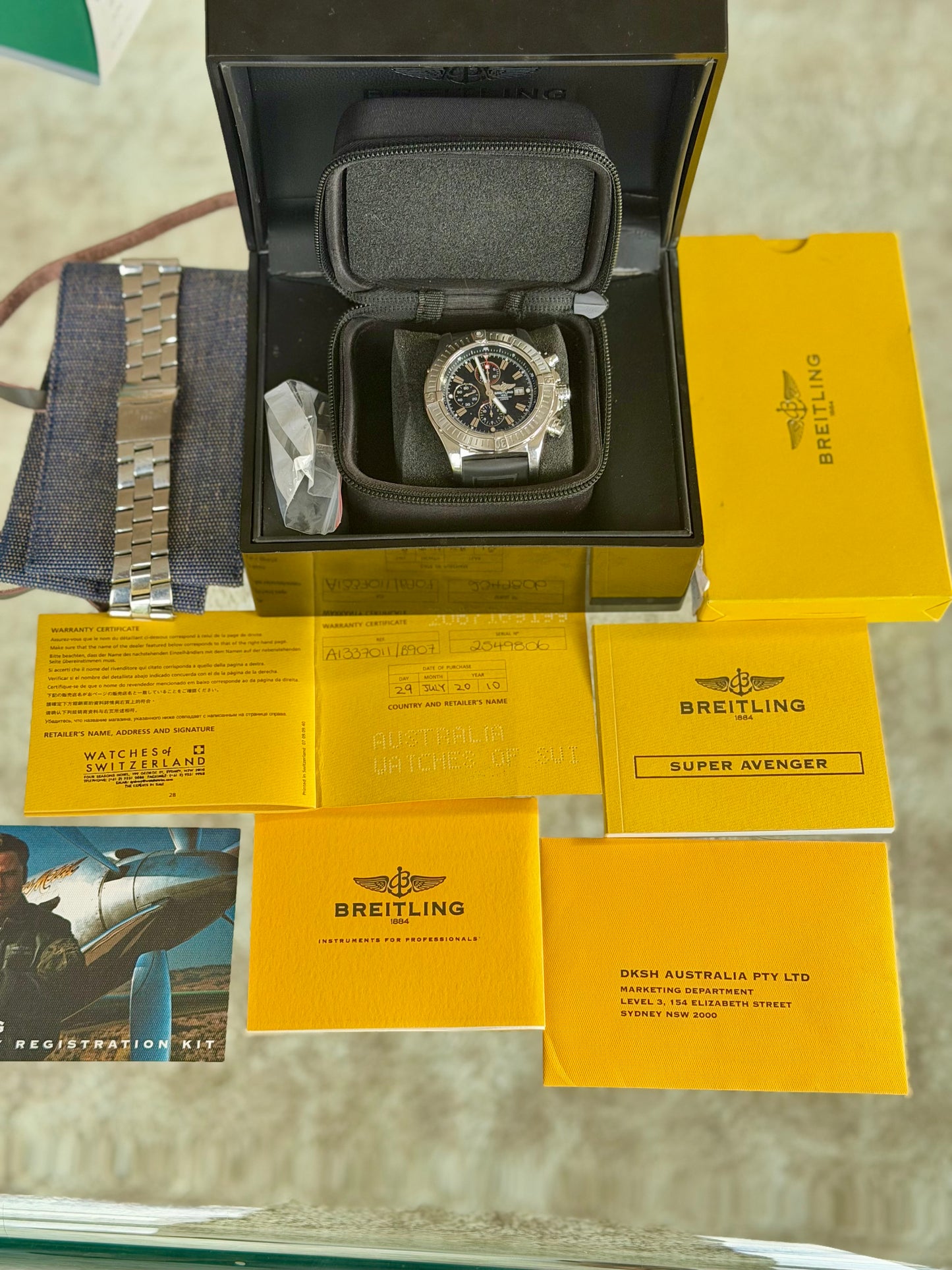 Breitling Super Avenger – Full Set (2010)