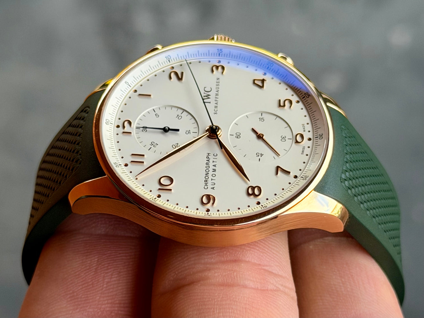 2014 IWC Portuguese Chronograph 40.9mm 18k Rose Gold | IW371480
