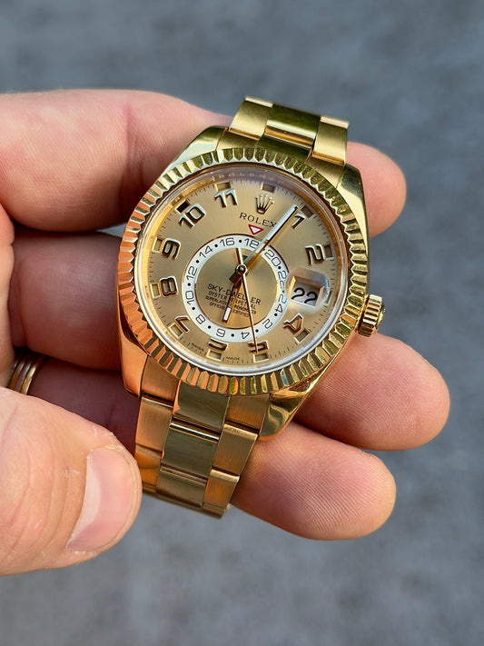 2016 Rolex Sky-Dweller | 326938 | 18K Yellow Gold | Full Set