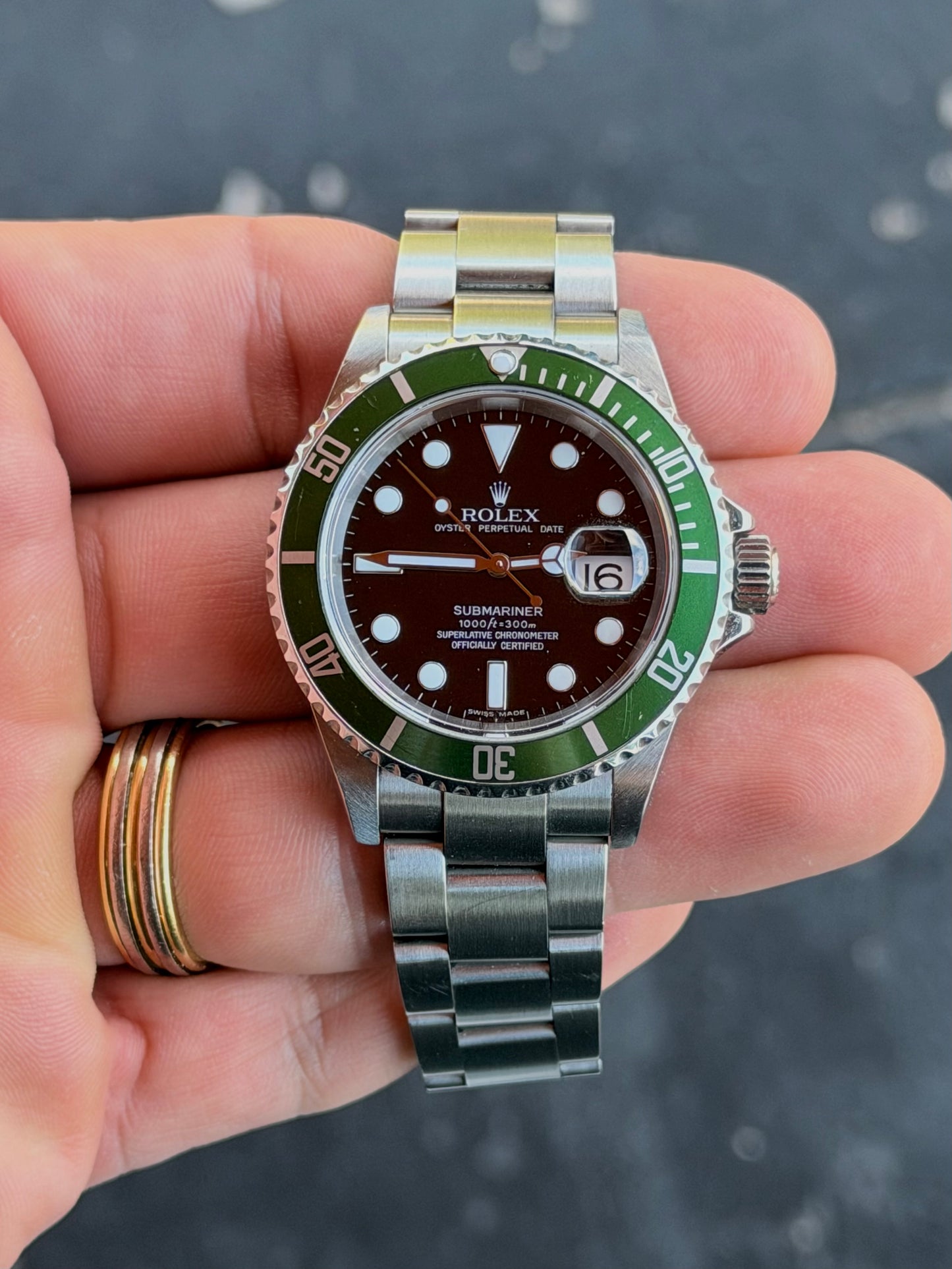 2005 Rolex Submariner “Kermit” | Box & Books | 16610LV