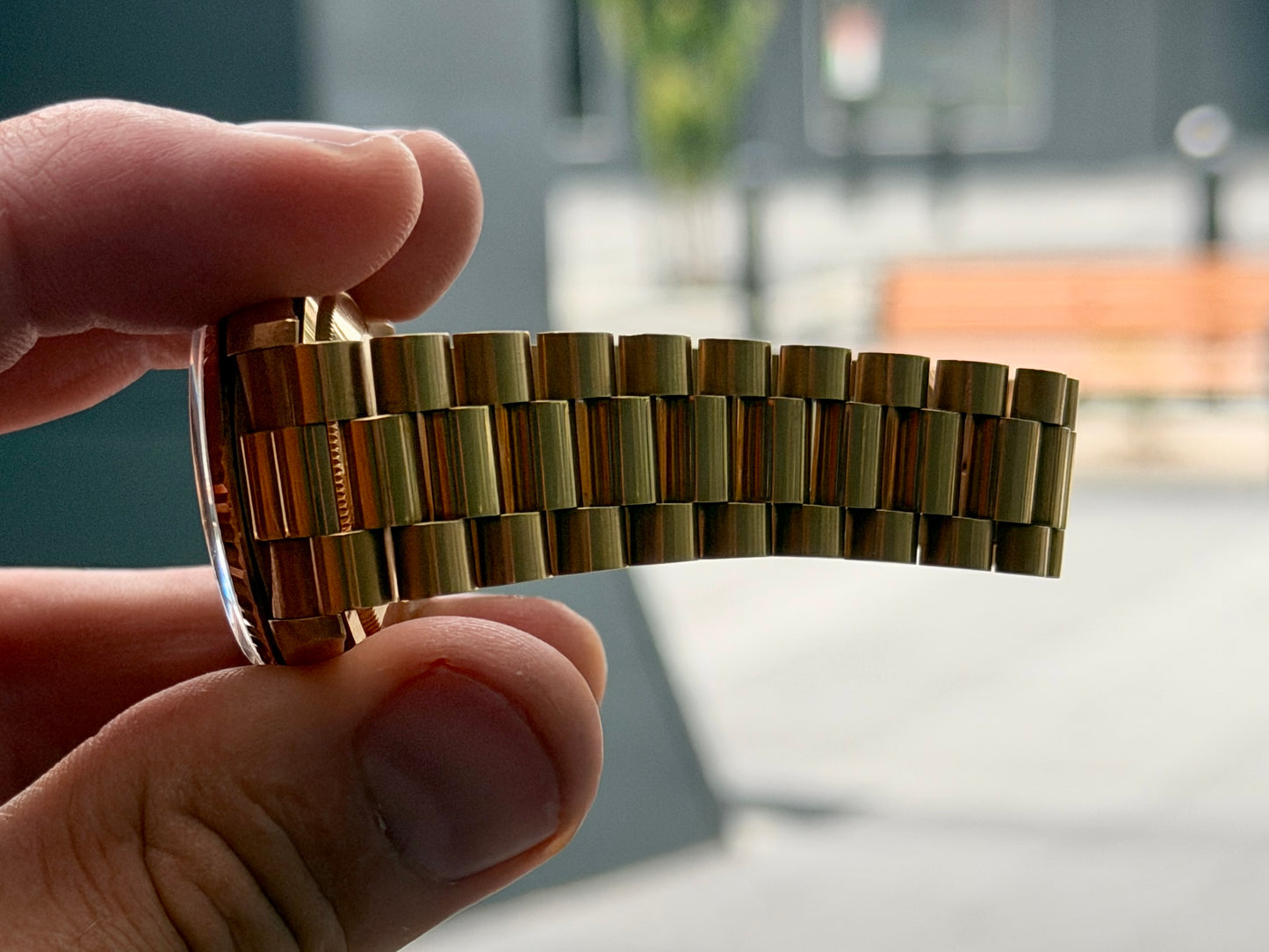 1988 Rolex Daydate Linen Dial - 18238