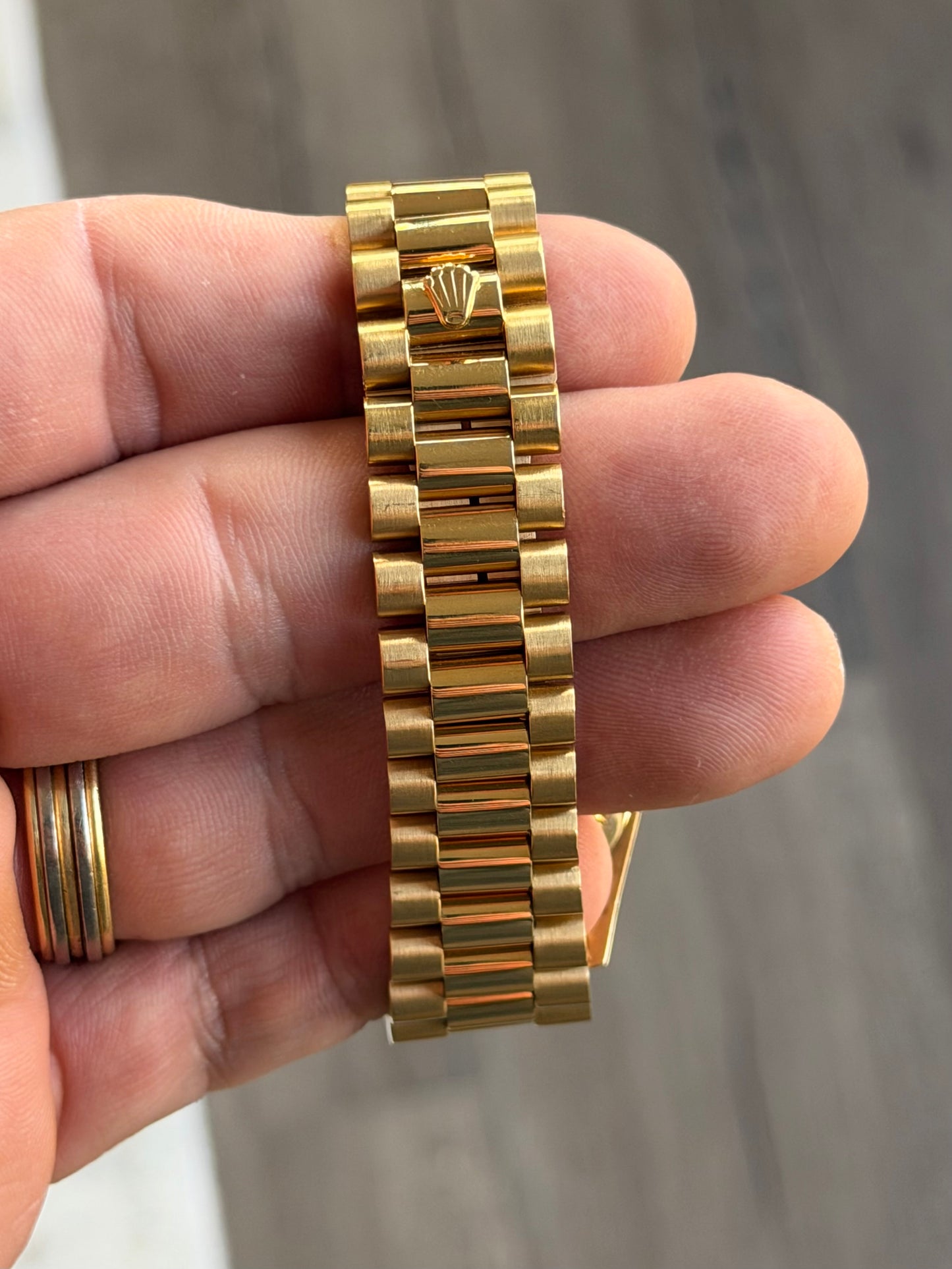1990 Rolex Day-Date 36 | 18238 | Champagne Diamond Dial | Double Quickset