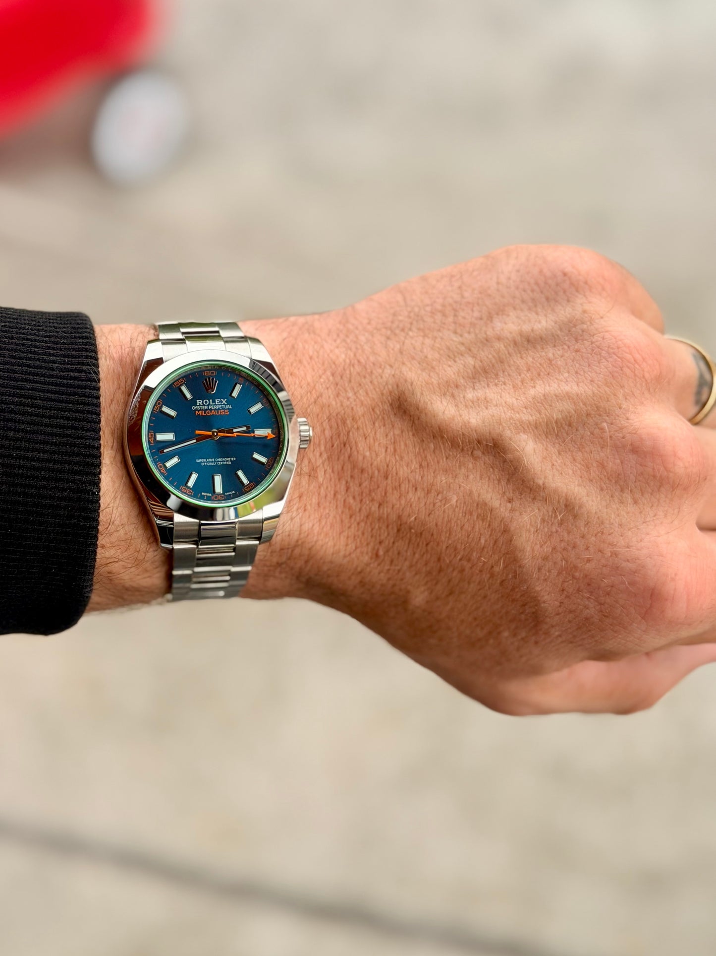 2021 Rolex Milgauss | Z-Blue 116400GV | Full set | local stock