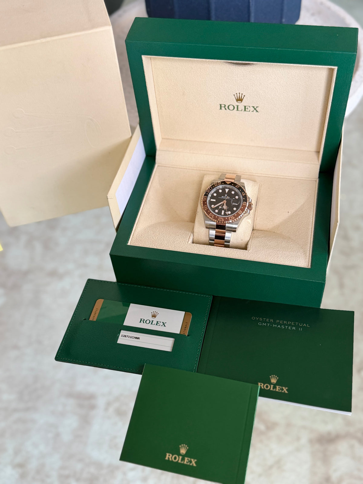 2018 Rolex GMT-Master II “Root Beer” | 126711CHNR | Full Set