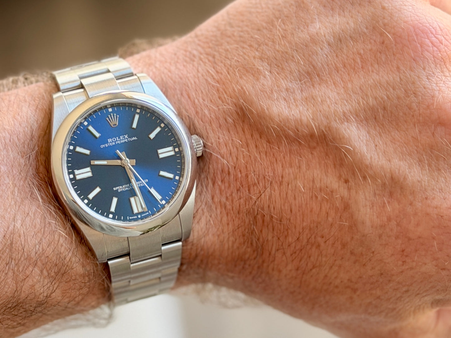 2025 Rolex OP41 Sunburst Blue - Full Set