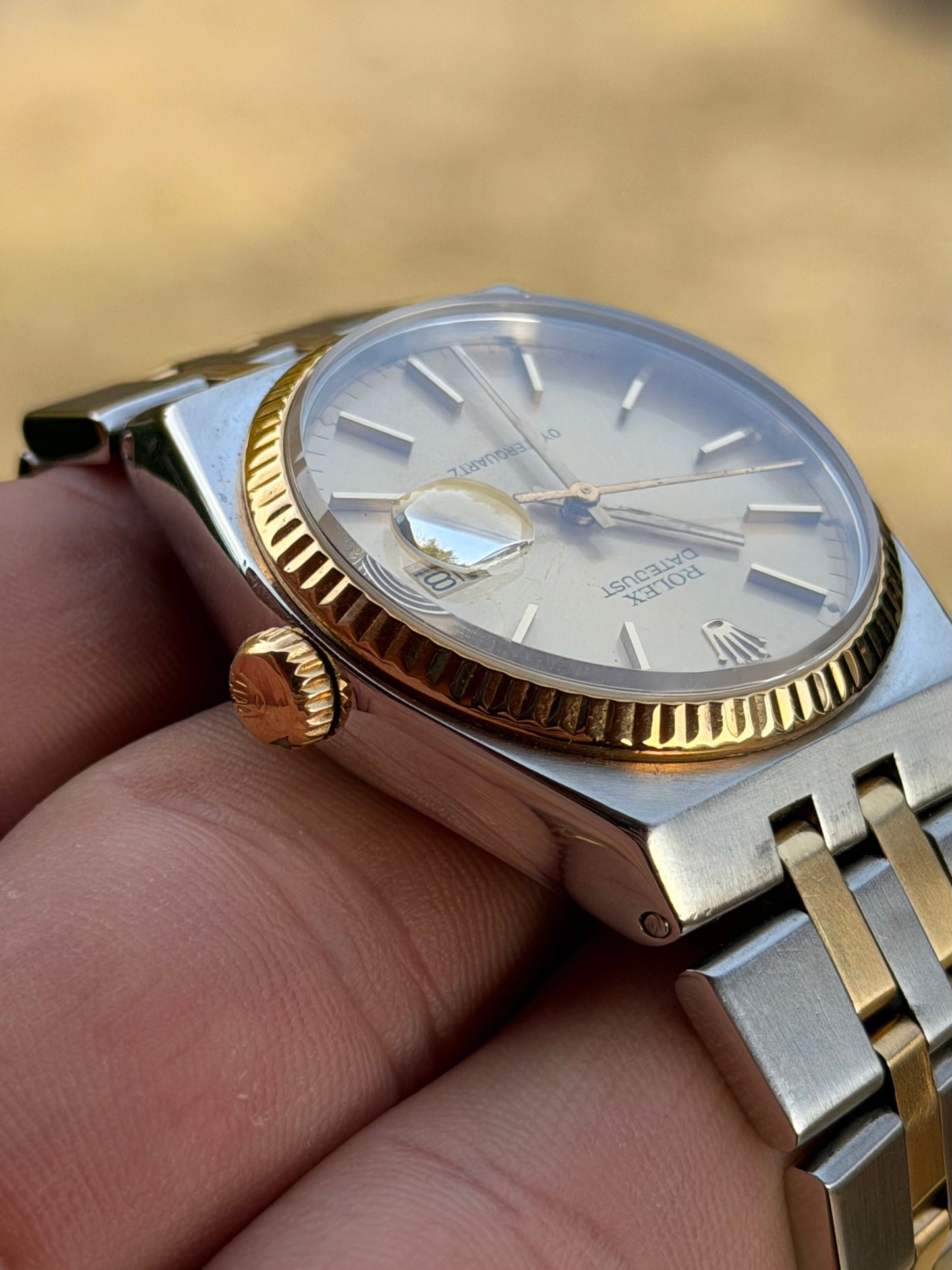 1980 Rolex Datejust OysterQuartz 17013 | Two Tone | Watch Only