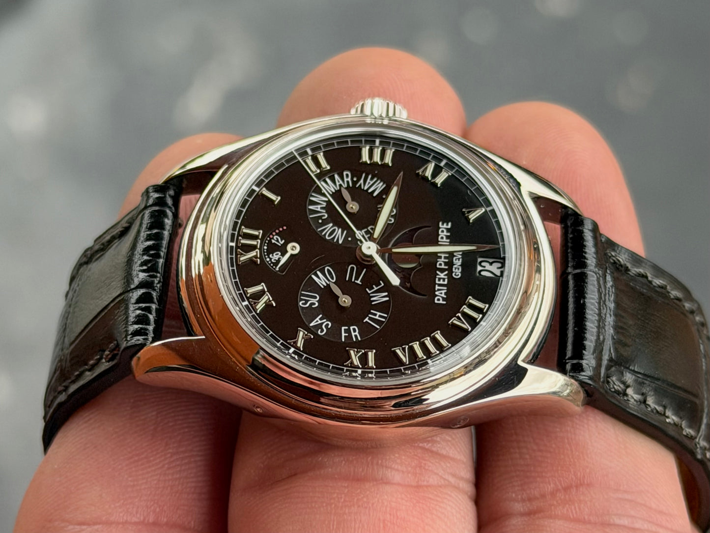 1999 Patek Philippe 5036 | Annual Calendar | Moonphase | White Gold