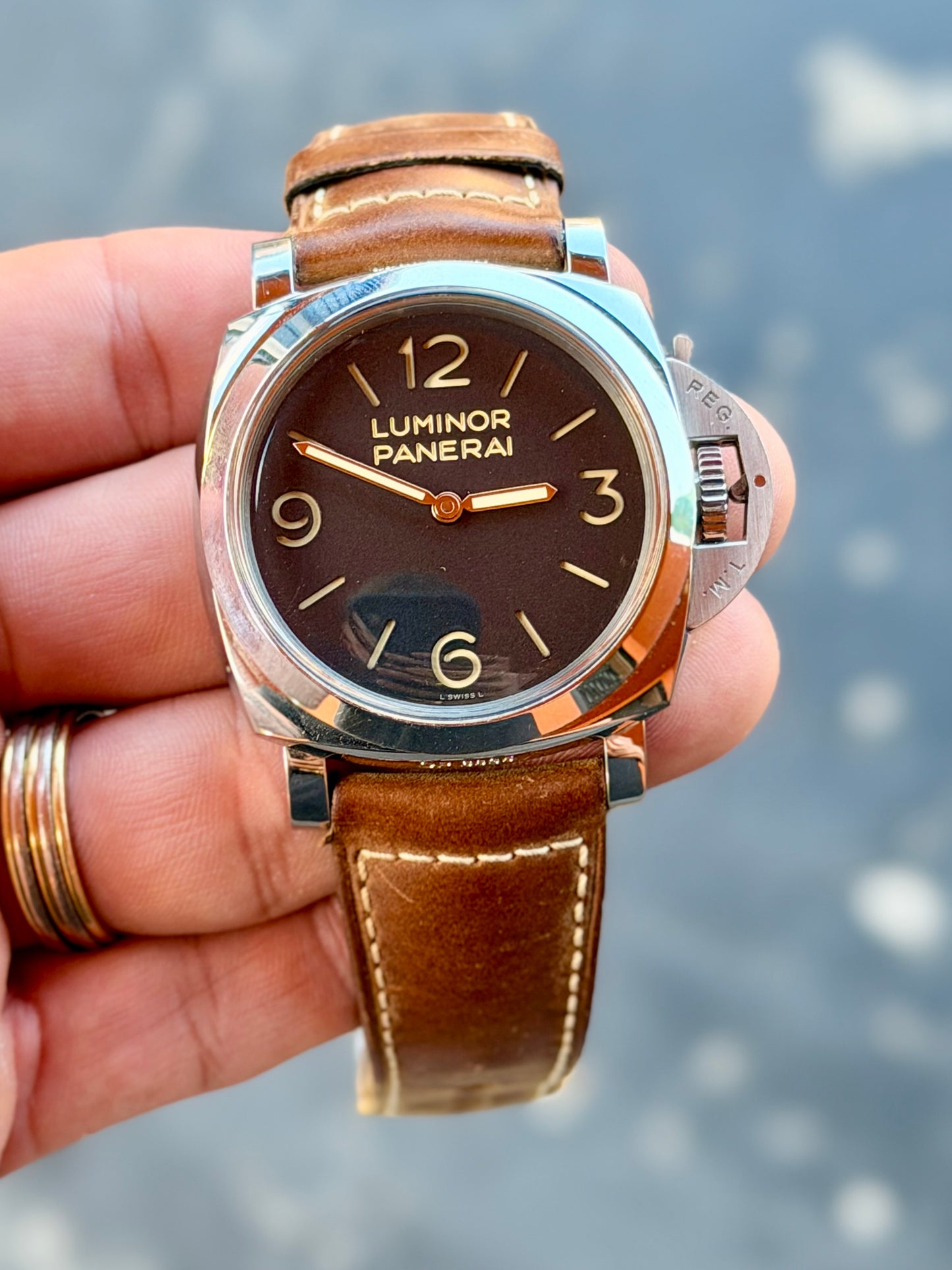 2011 Panerai Luminor 1950 3 Days | PAM00372 | Full Set + 4 Straps + Spare Crystal