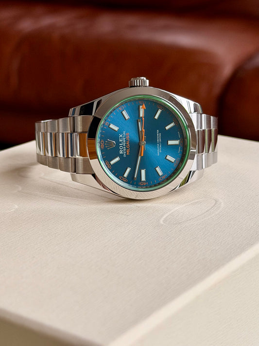 2021 Rolex Milgauss | Z-Blue 116400GV | Full set | local stock