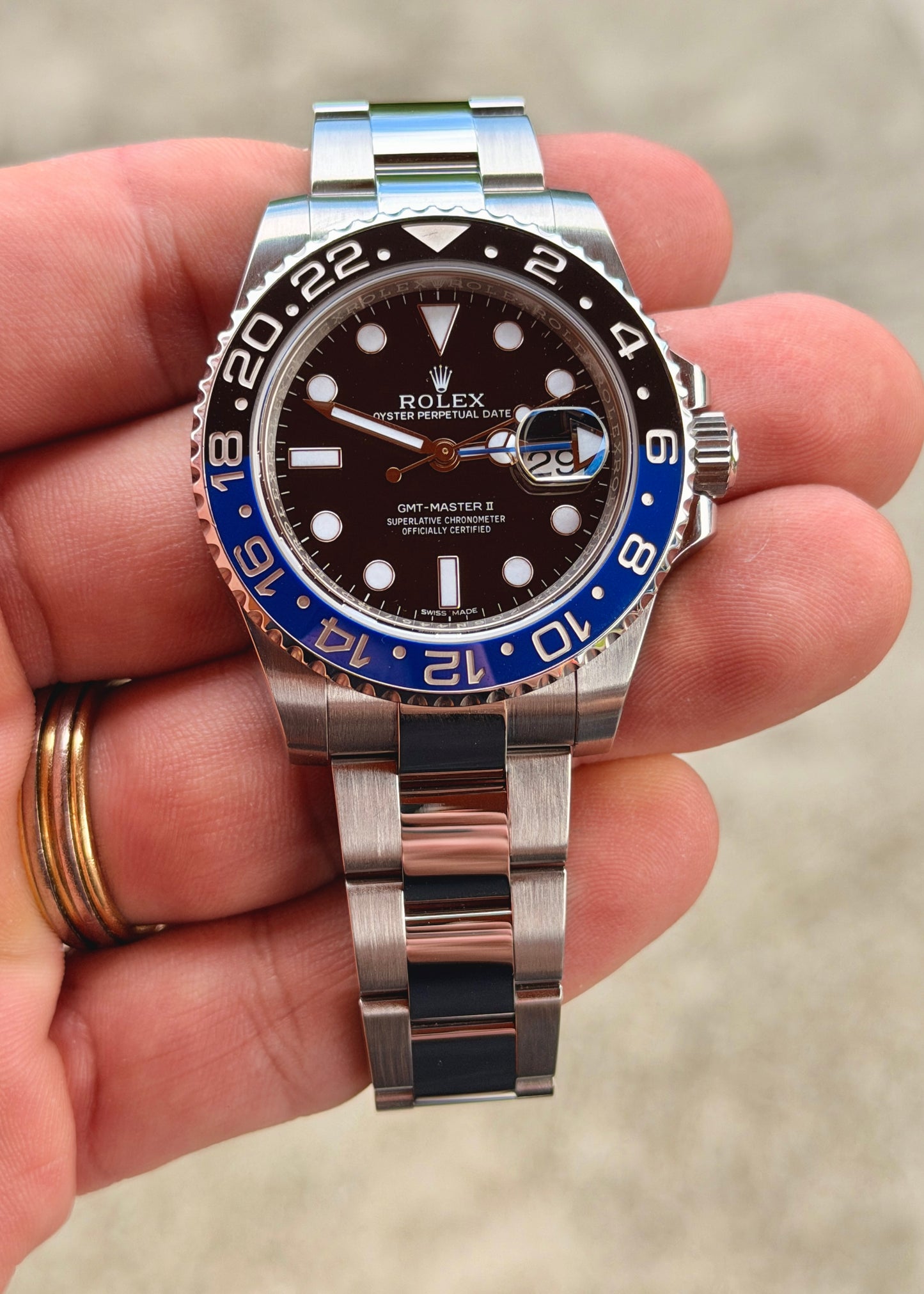 2014 Rolex GMT Master II “Batman” 116710BLNR - Box and papers