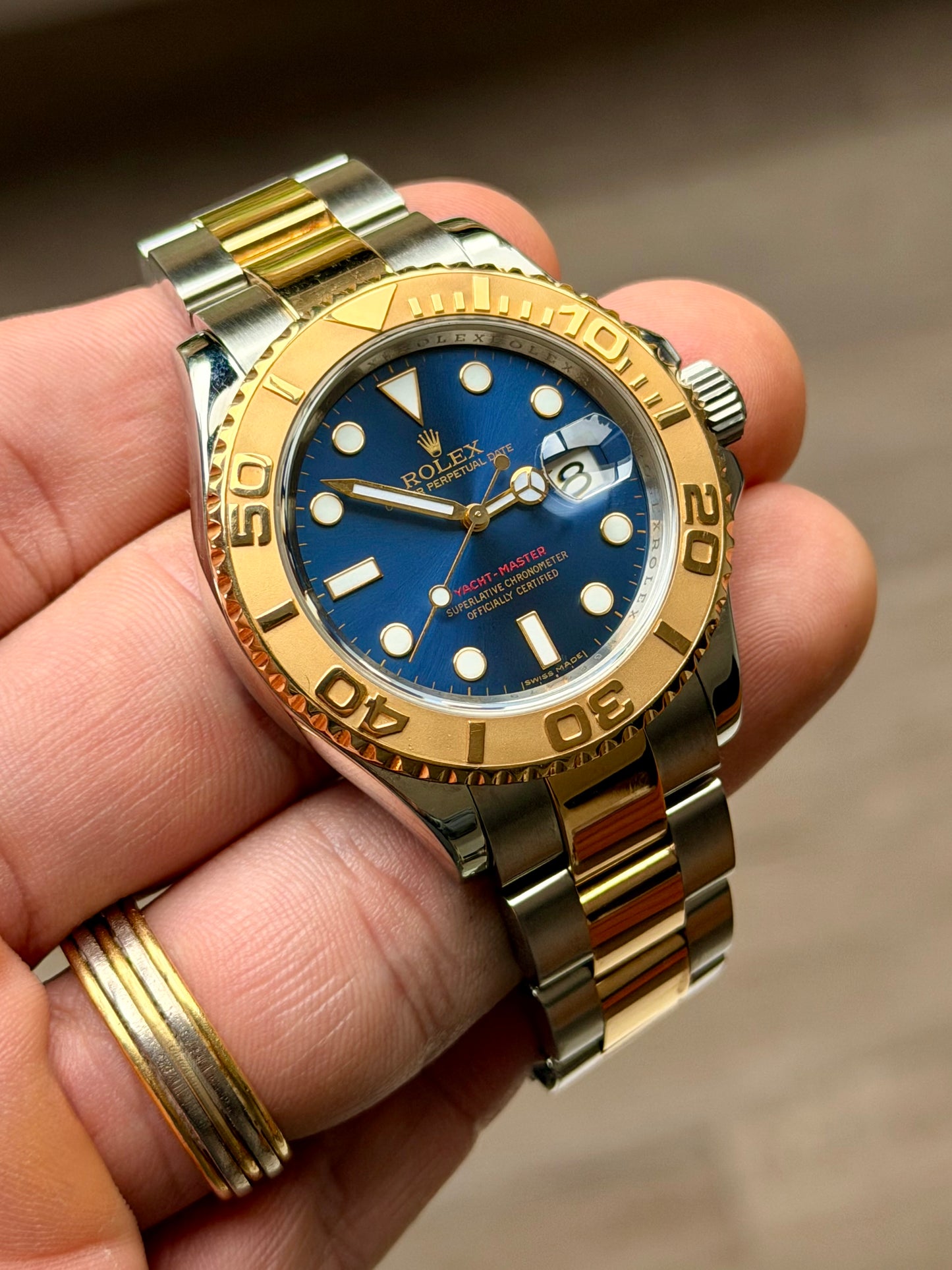 2008 Rolex Yacht-Master 16623 | Blue Dial | Full Set