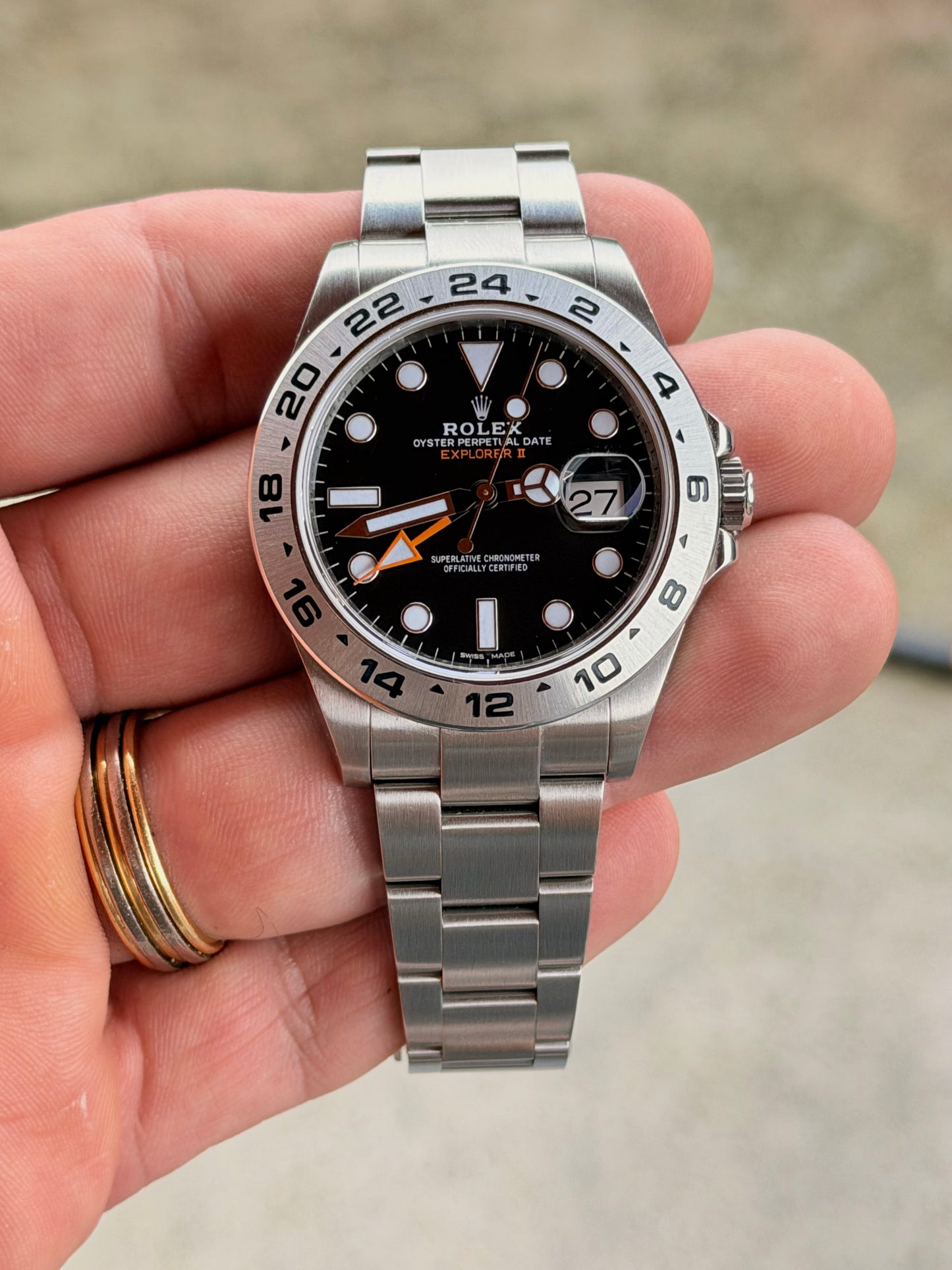 Circa 2017 Rolex Explorer II 216570 + 2023 RSC