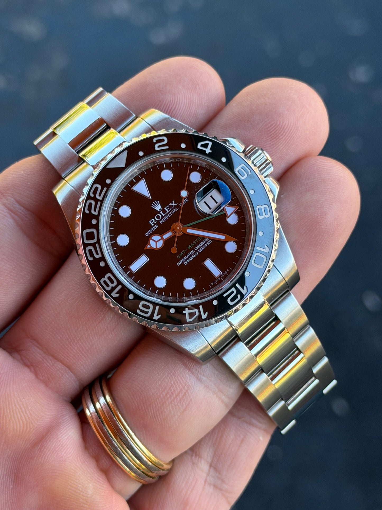 2008 Rolex GMT Master II “Green Arrow” Full Set