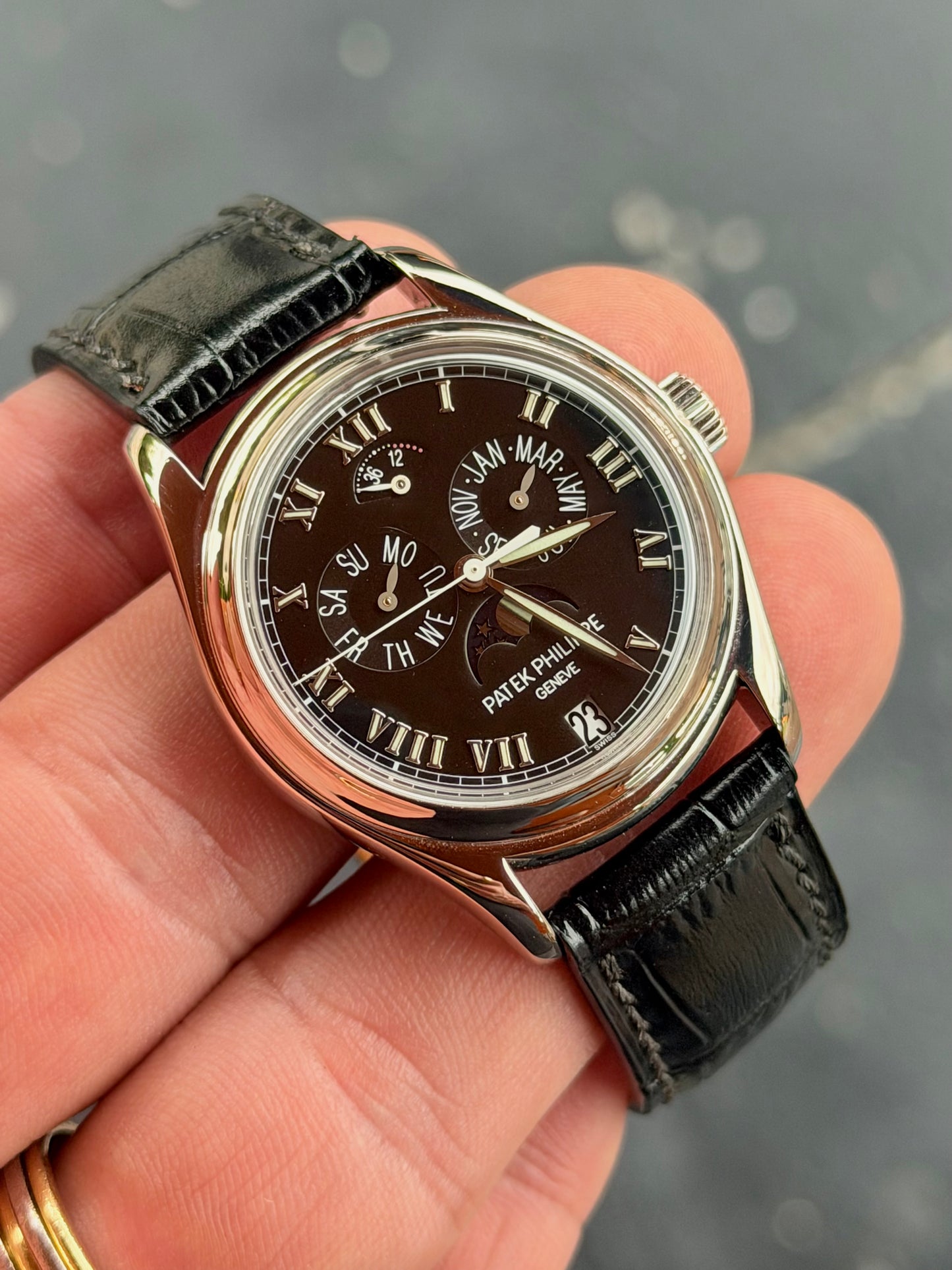 1999 Patek Philippe 5036 | Annual Calendar | Moonphase | White Gold