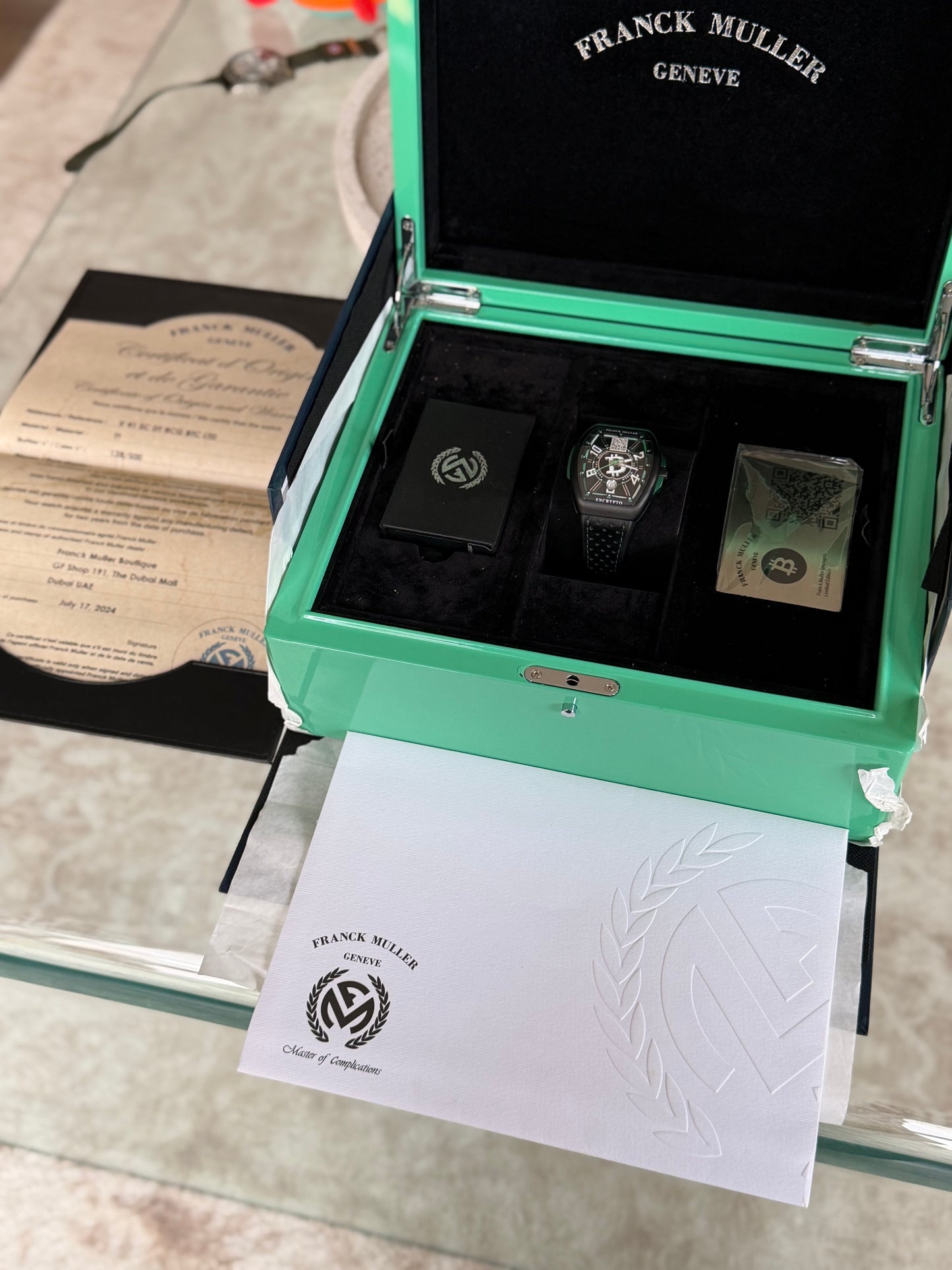 2024 Franck Muller Vanguard Encrypto | V41 SC DT RCG BTC LTD | Full Set