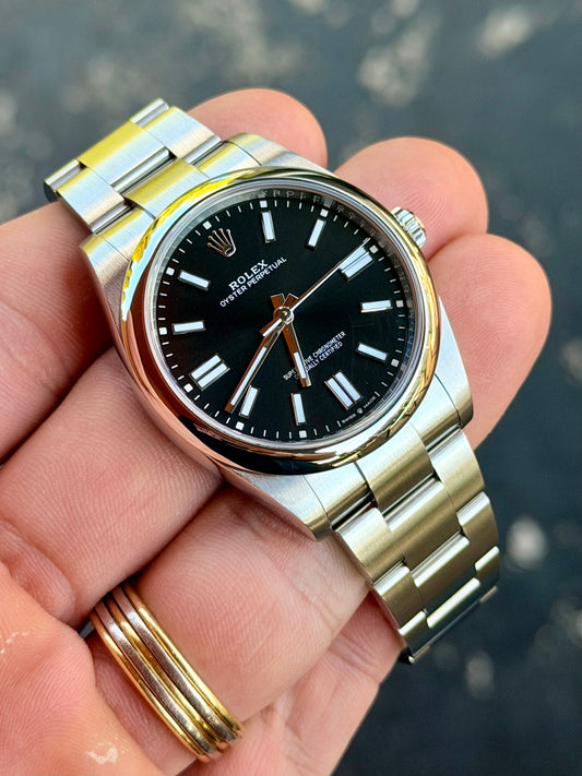 2023 Rolex Oyster Perpetual 41 | Black Dial | Full Set | 124300