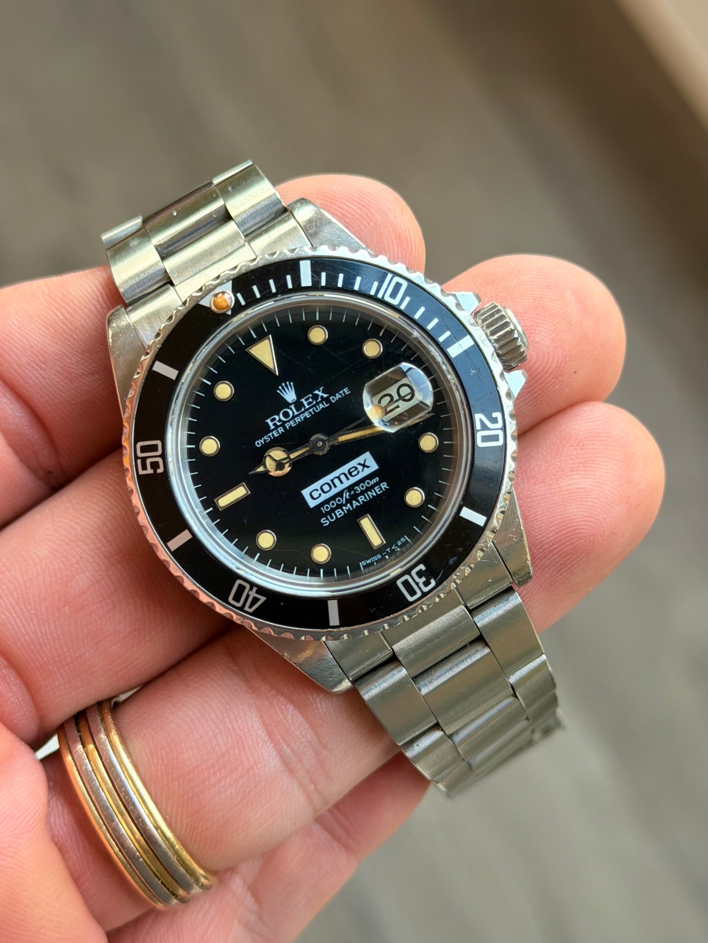Rolex Submariner Date 16800 Comex | 1985 | Full Collector’s Set