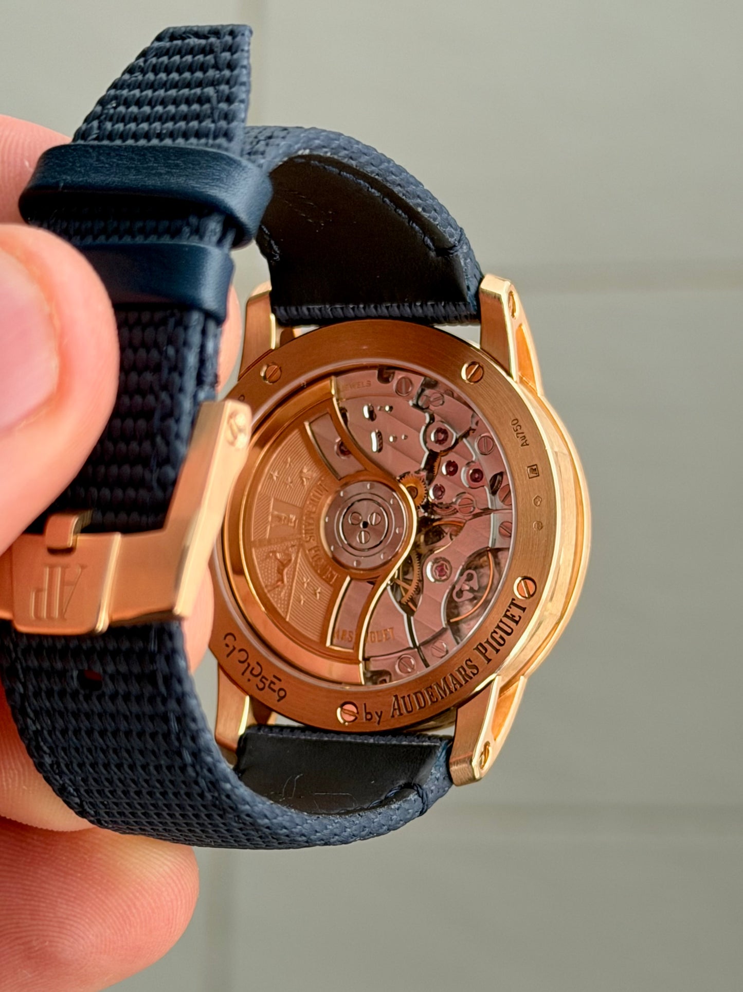 2023 Audemars Piguet Code 11.59 | 18k Rose Gold | Black Lacquered Dial | 15210OR.OO.A002CR.01