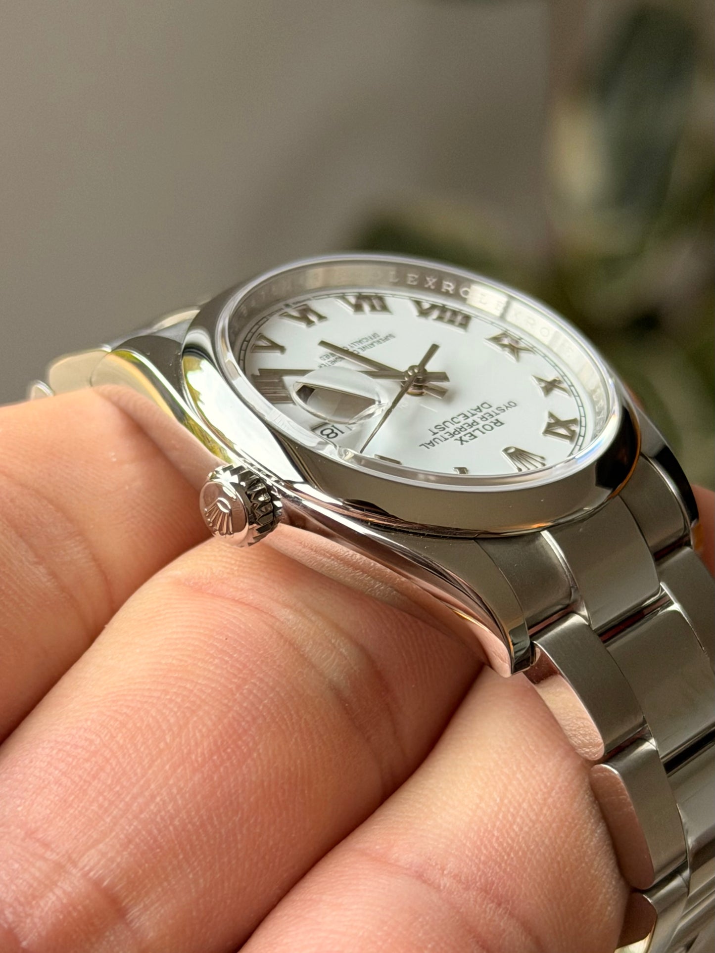 2024 Rolex Datejust 36 | White Roman Dial | Smooth Bezel | Oyster Bracelet