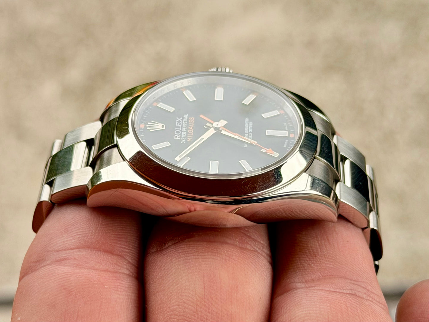 2009 Rolex Milgauss 116400 | Black Dial | Full Set