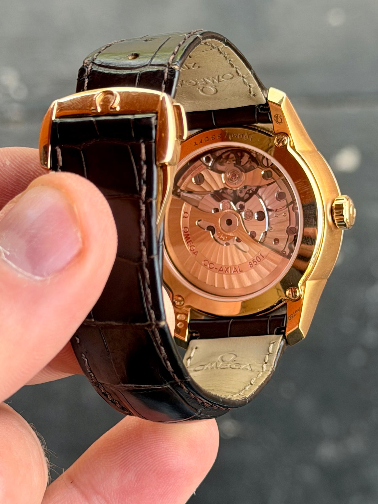 Omega De Ville 41mm 18k Rose Gold