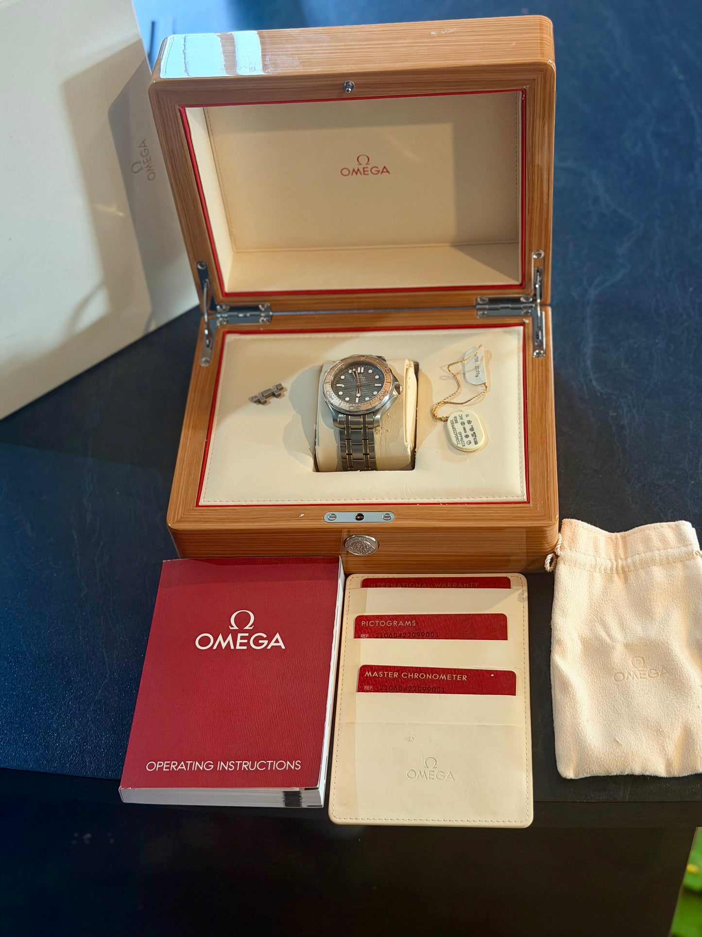 2022 Omega Seamaster Tantalum Sedna Gold | Full Set | Limited edition