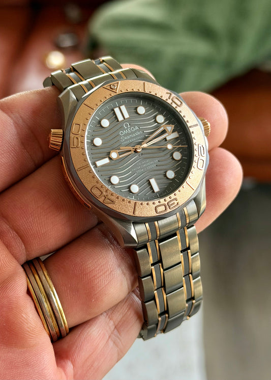 2022 Omega Seamaster Tantalum Sedna Gold | Full Set | Limited edition