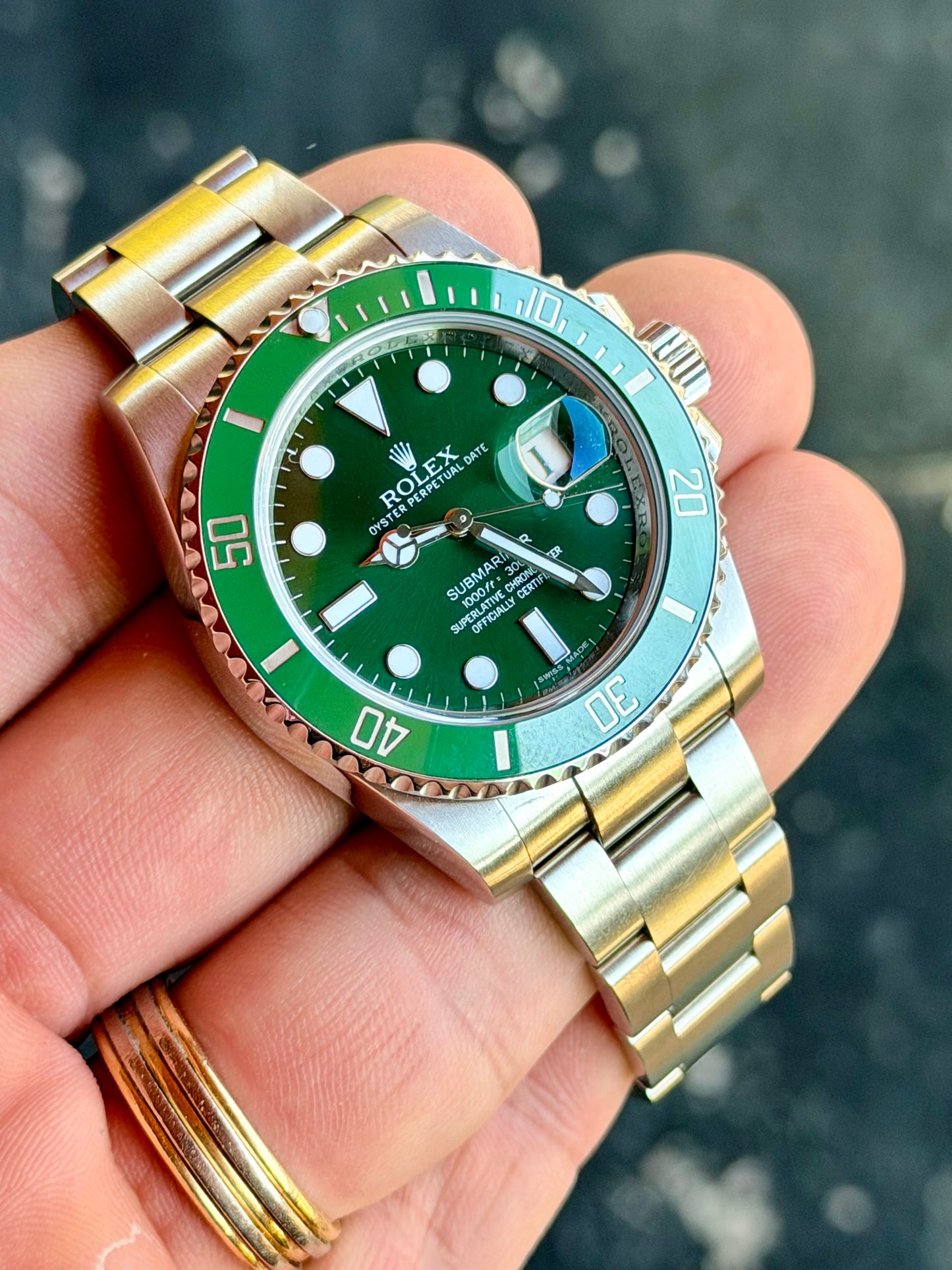 2013 Rolex Submariner Date “Hulk” 116610LV | 40mm Steel | One Owner | Full Set | Just Serviced