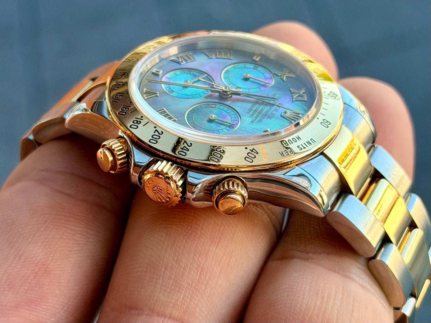 2004 Rolex Daytona 116523 – Tahitian Mother of Pearl Dial – Just Serviced
