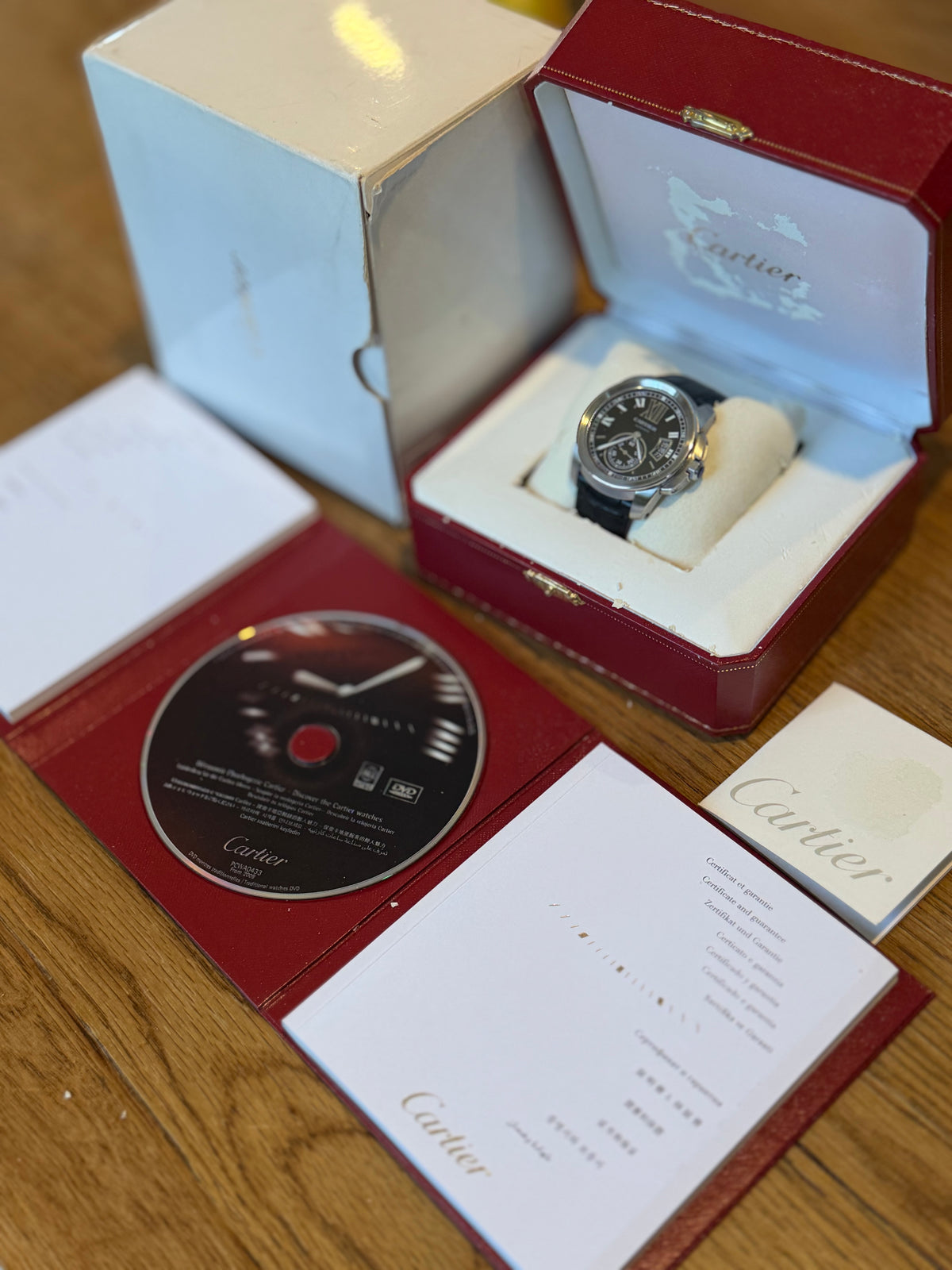 2010 Cartier Calibre de Cartier | 42mm | Black Dial | Full Set