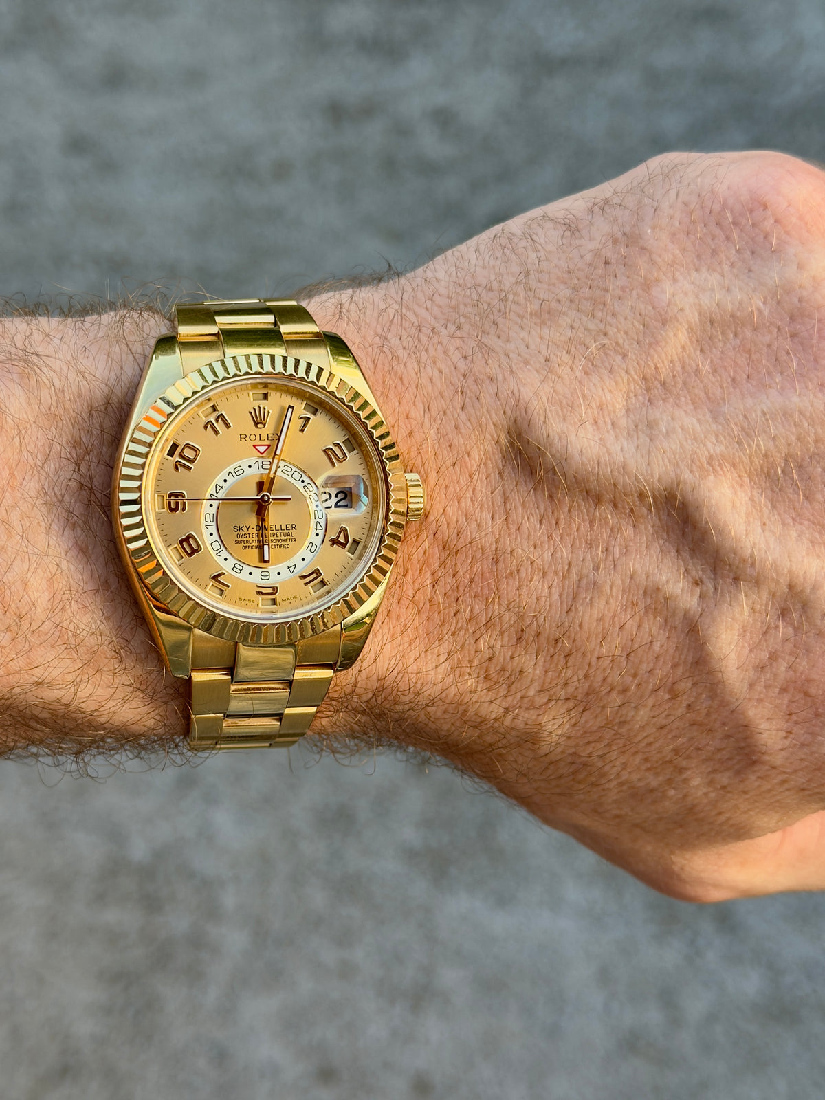 2016 Rolex Sky-Dweller | 326938 | 18K Yellow Gold | Full Set