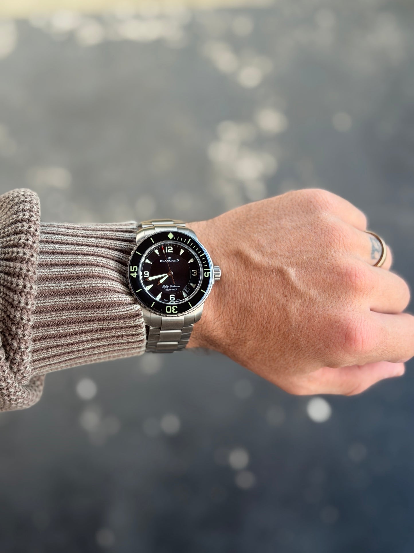 2024 Blancpain Fifty Fathoms Automatique | Titanium | Full Set | 5015-12B30-98B