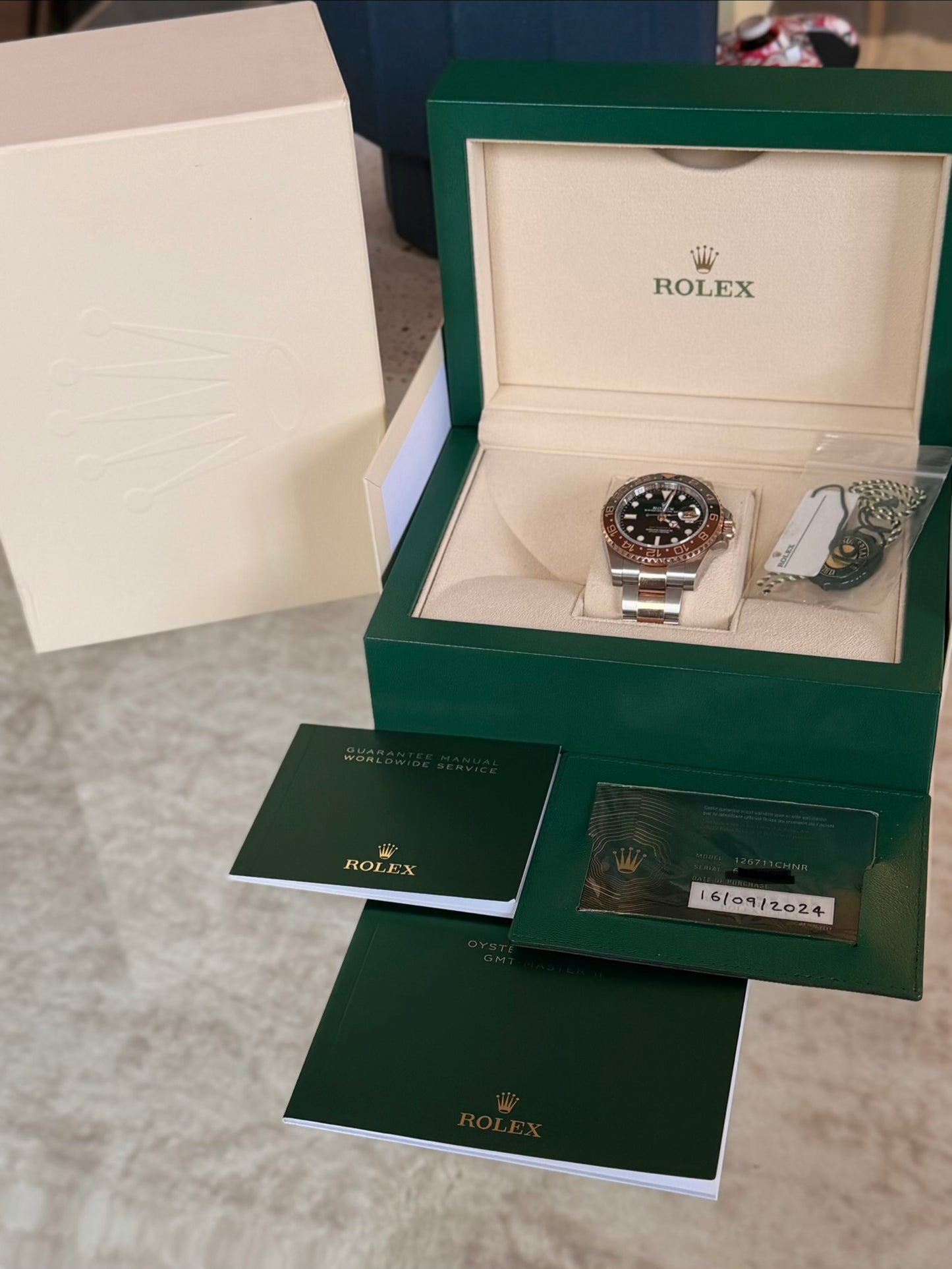 2024 Rolex GMT-Master II “Root Beer” | 126711CHNR | Full Set