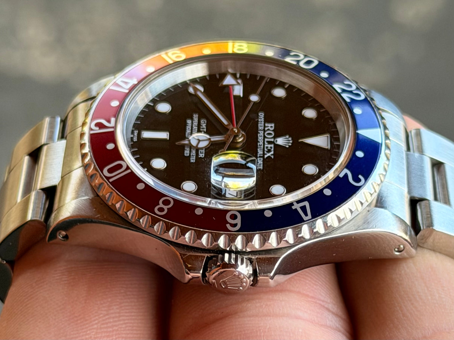 1998 Rolex GMT-Master  “Pepsi” Swiss only dial- Watch Only