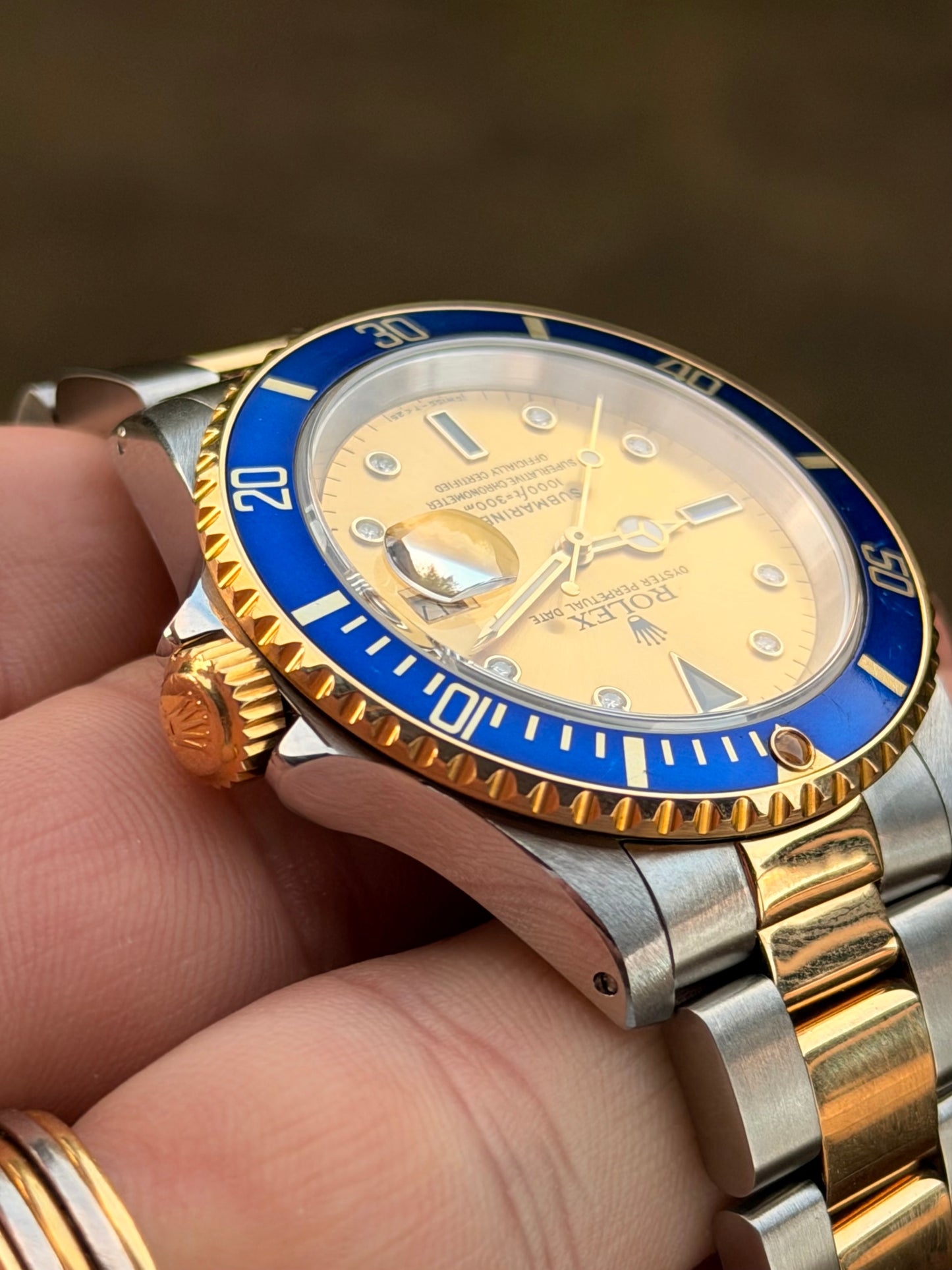 1991 Rolex Submariner Date “Serti” | Champagne Dial | Watch Only