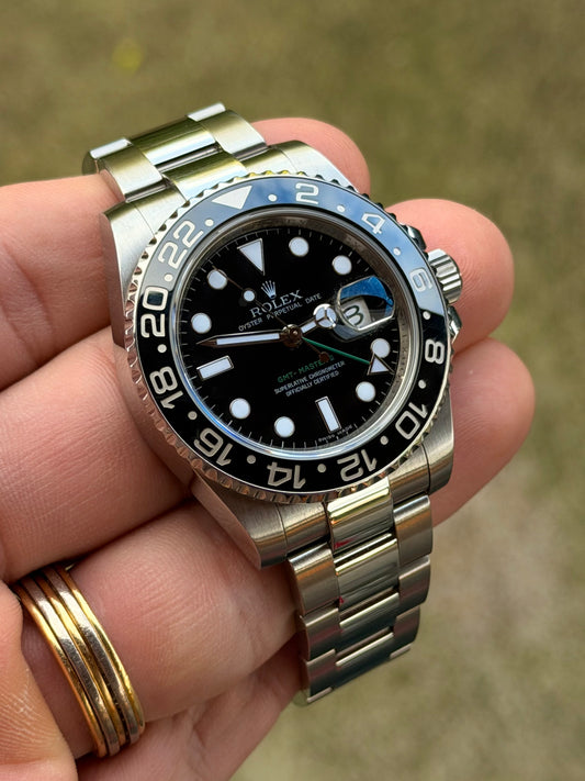 2010 Rolex GMT-Master II "Green Arrow" | 116710LN | Box & Papers