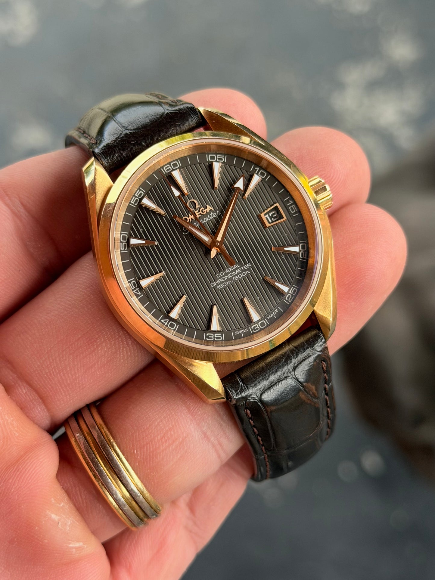 2011 Omega Seamaster Aqua Terra | Rose Gold & Steel | Full Set | 41.5mm