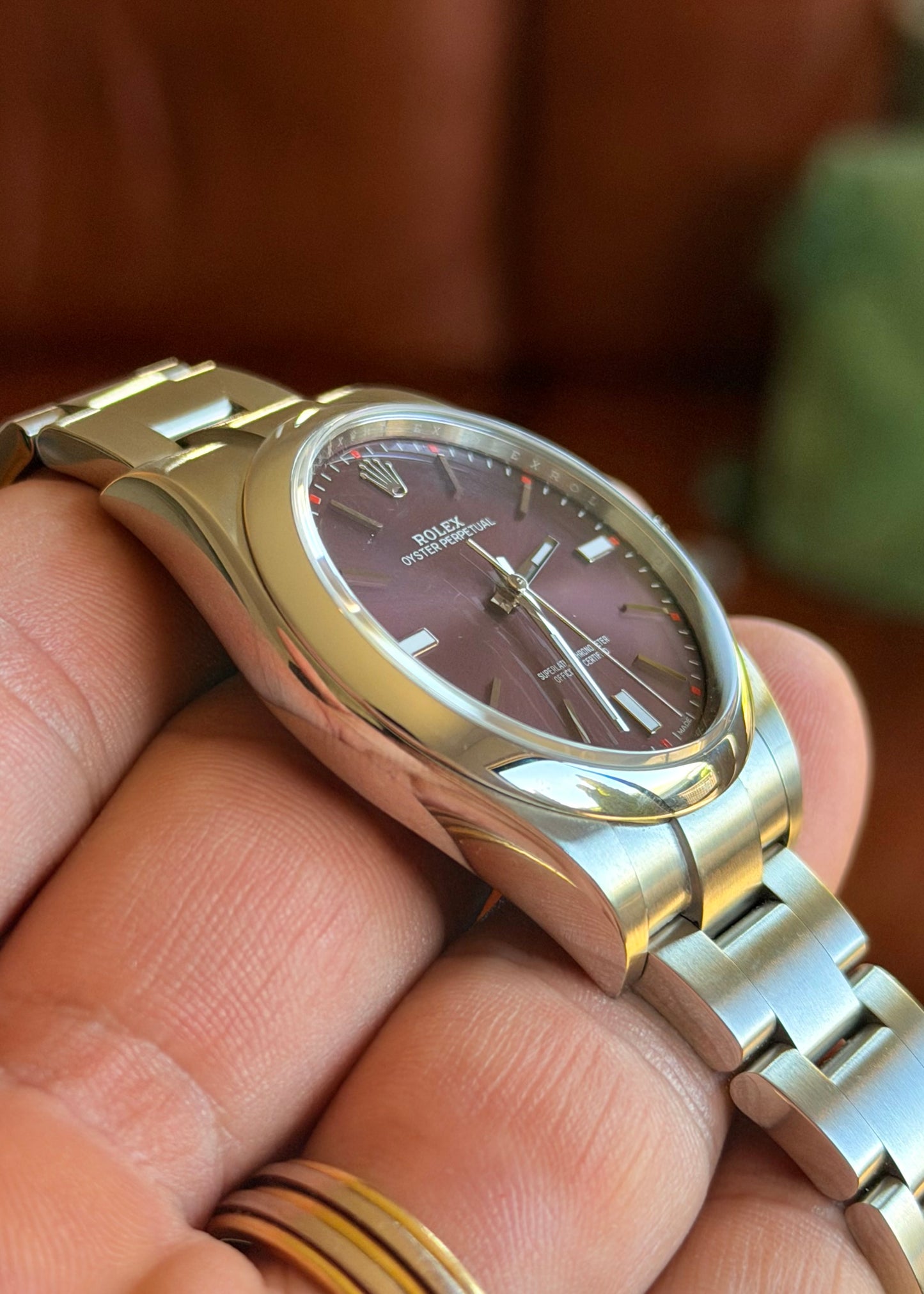 2018 Rolex OP39 Grape 114300 - Box and Papers