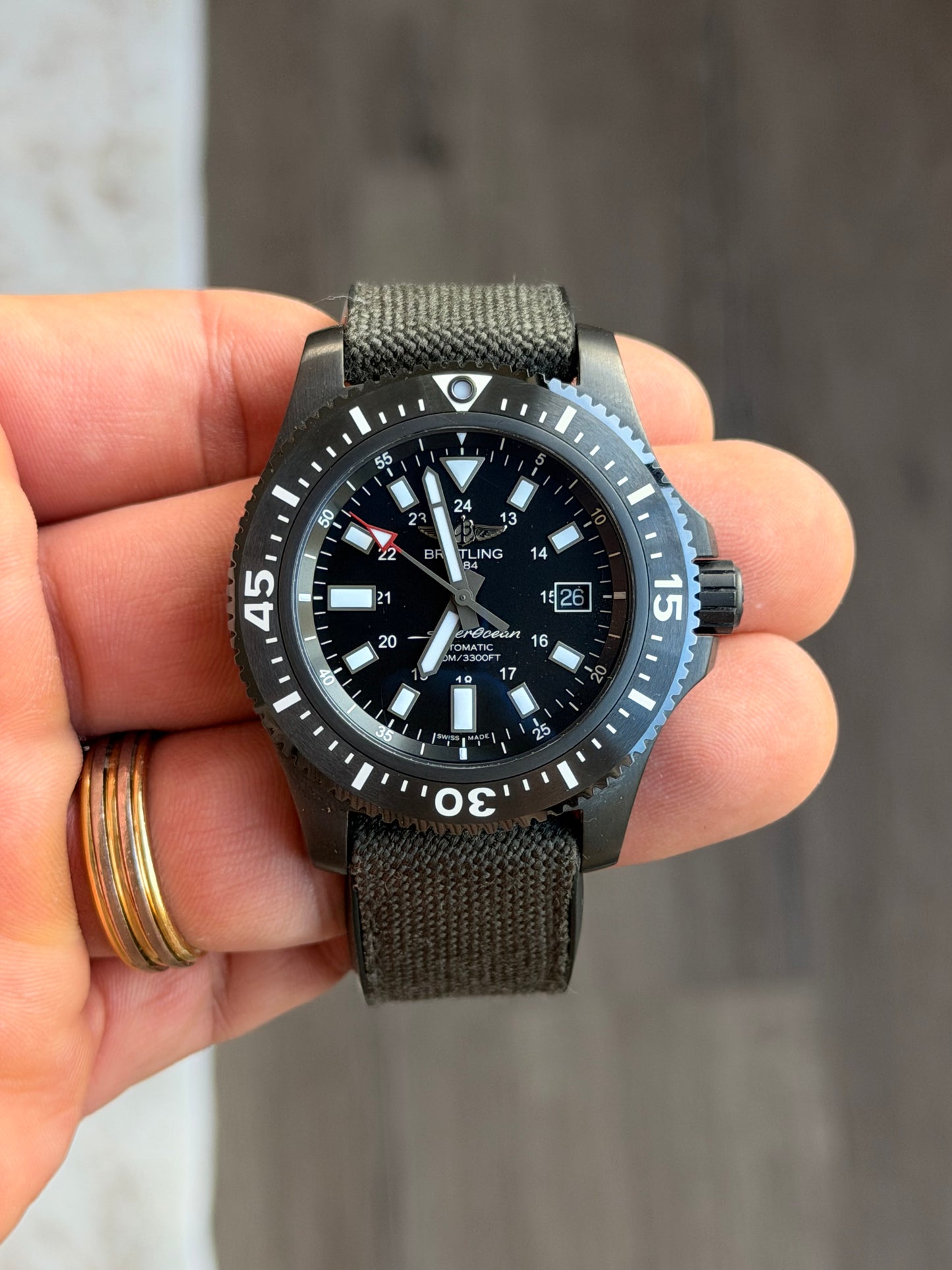 Breitling Superocean 44 Special Blacksteel | 2018 | Full Set