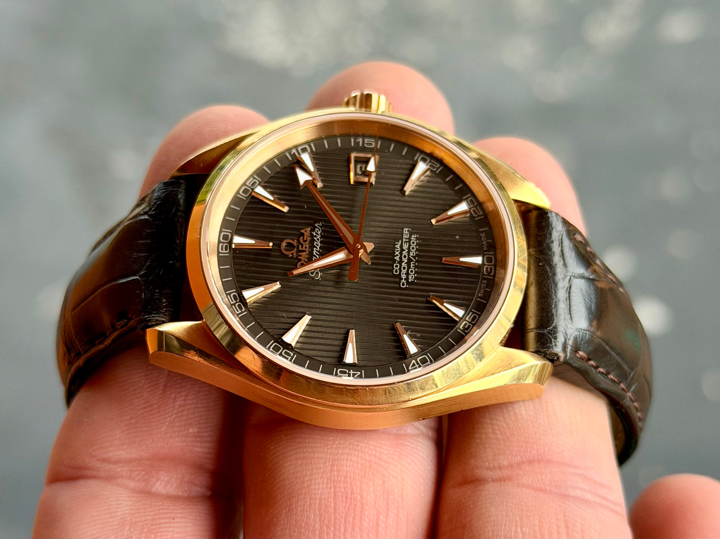 2011 Omega Seamaster Aqua Terra | Rose Gold & Steel | Full Set | 41.5mm