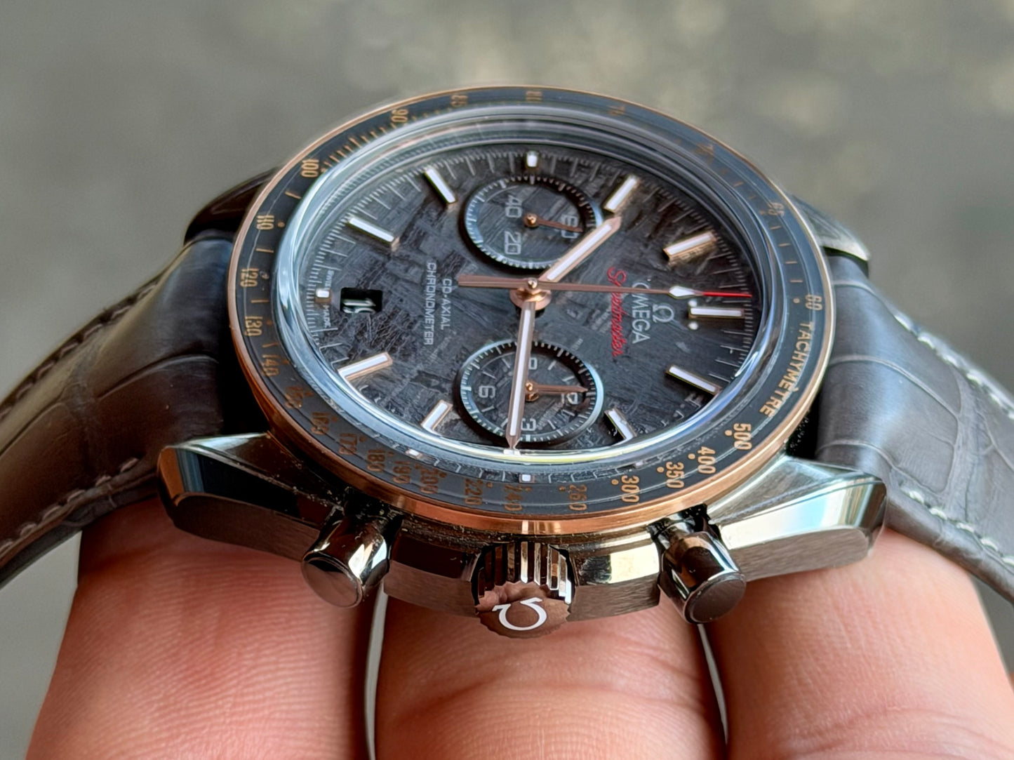 2020 Omega Speedmaster Grey Side of the Moon “Meteorite” | 44.25mm Grey Ceramic | Full Set | NOS