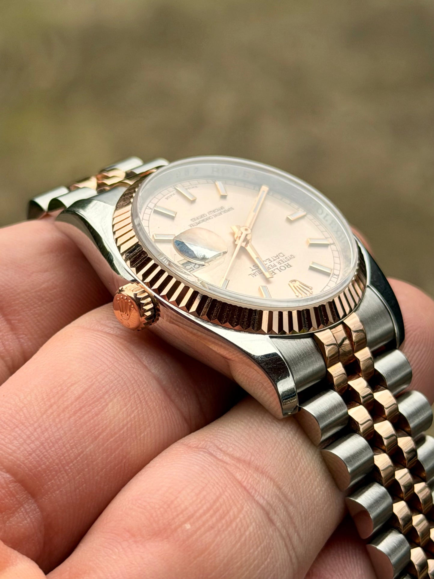 Rolex Datejust 36 | 116231 | Sundust | Rose Gold | Super Jubilee